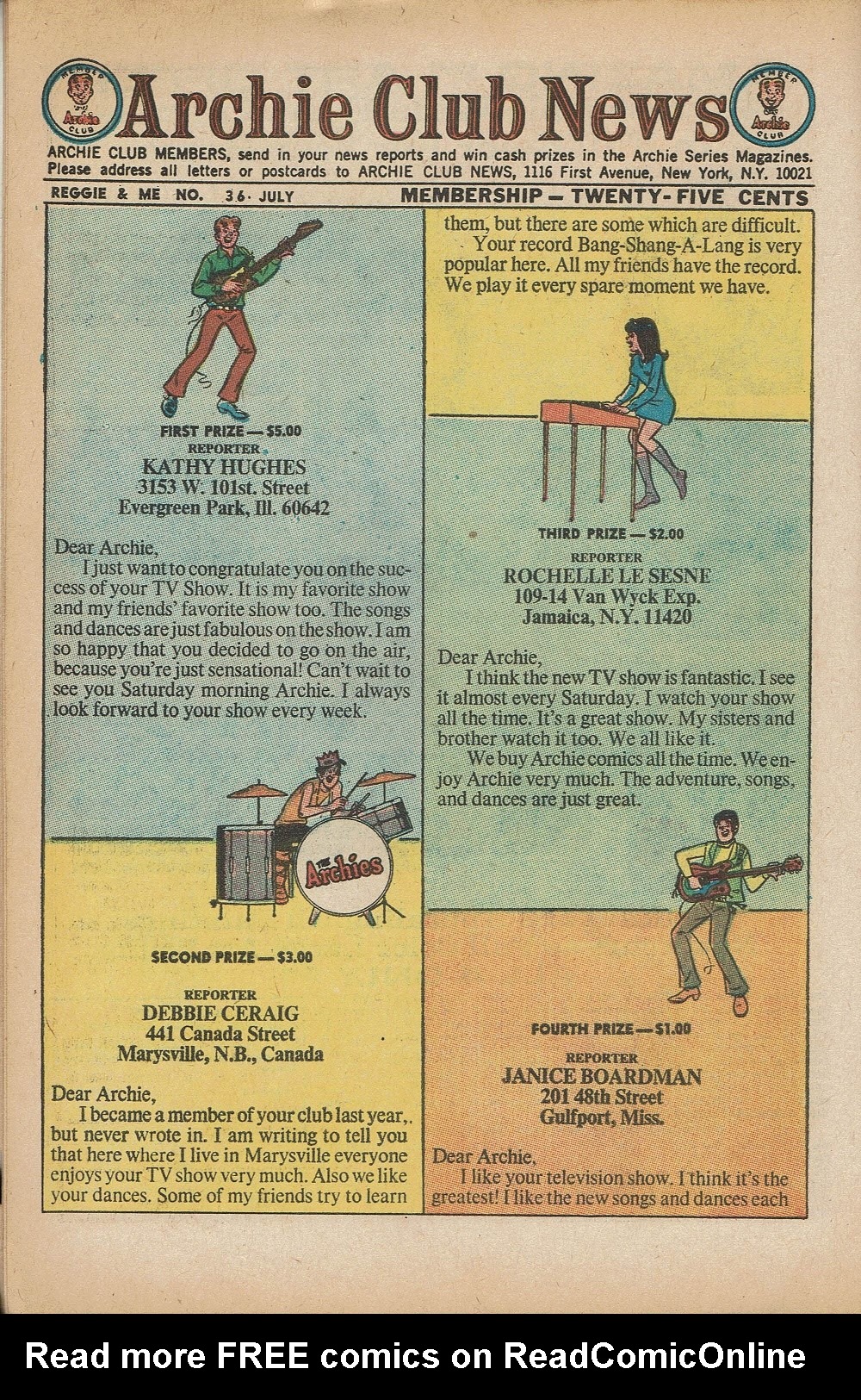 Read online Reggie and Me (1966) comic -  Issue #36 - 10