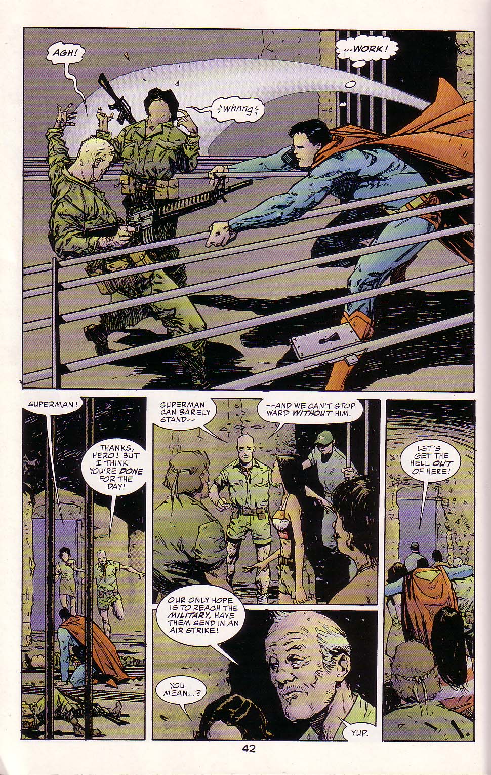 Read online Superman vs. Predator comic -  Issue #2 - 44