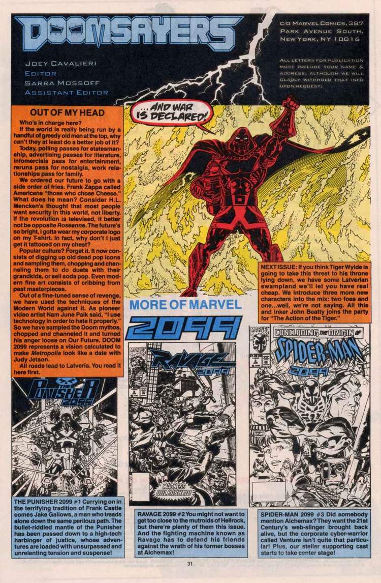 Read online Doom 2099 comic -  Issue #1 - 25