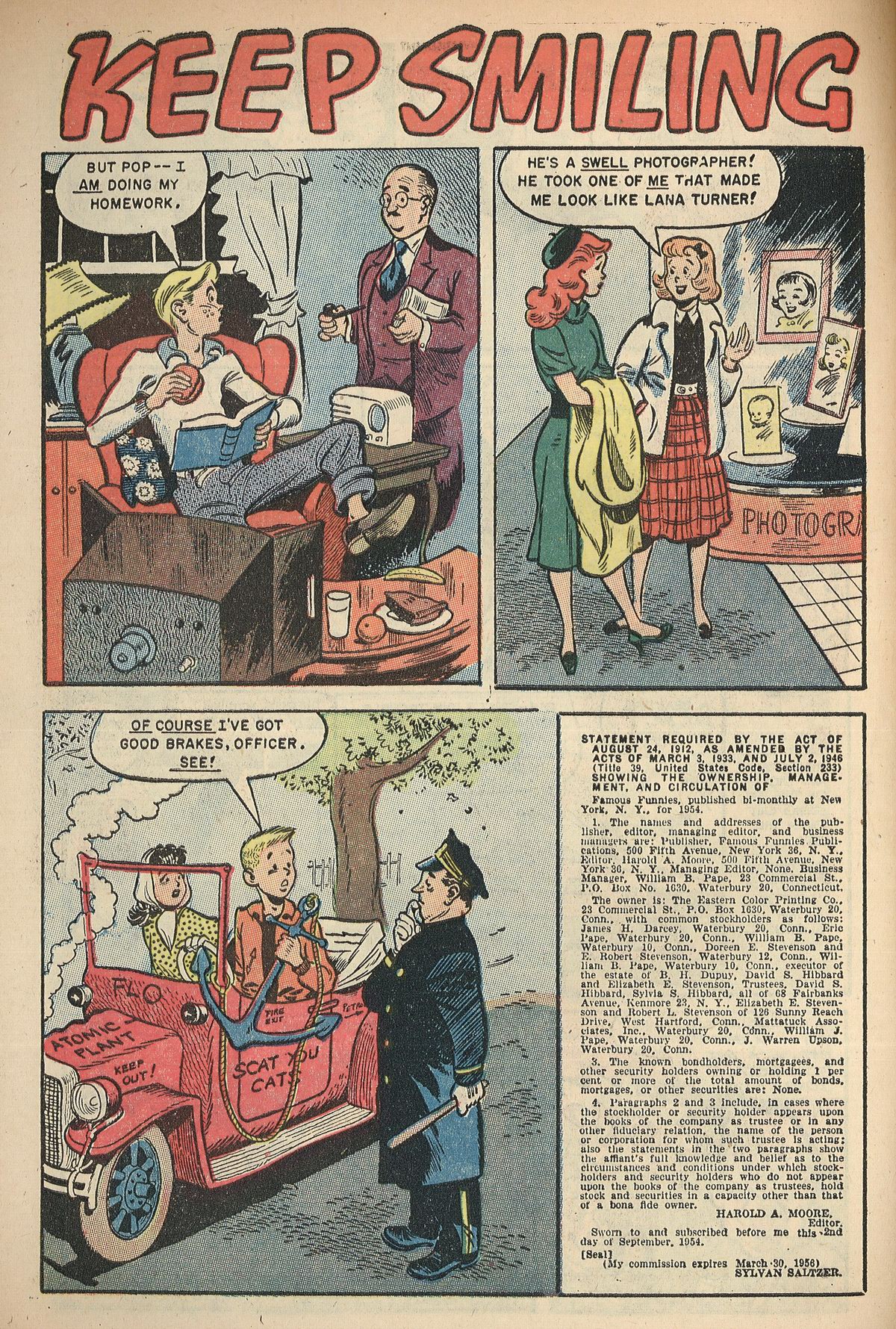 Read online Famous Funnies comic -  Issue #217 - 30