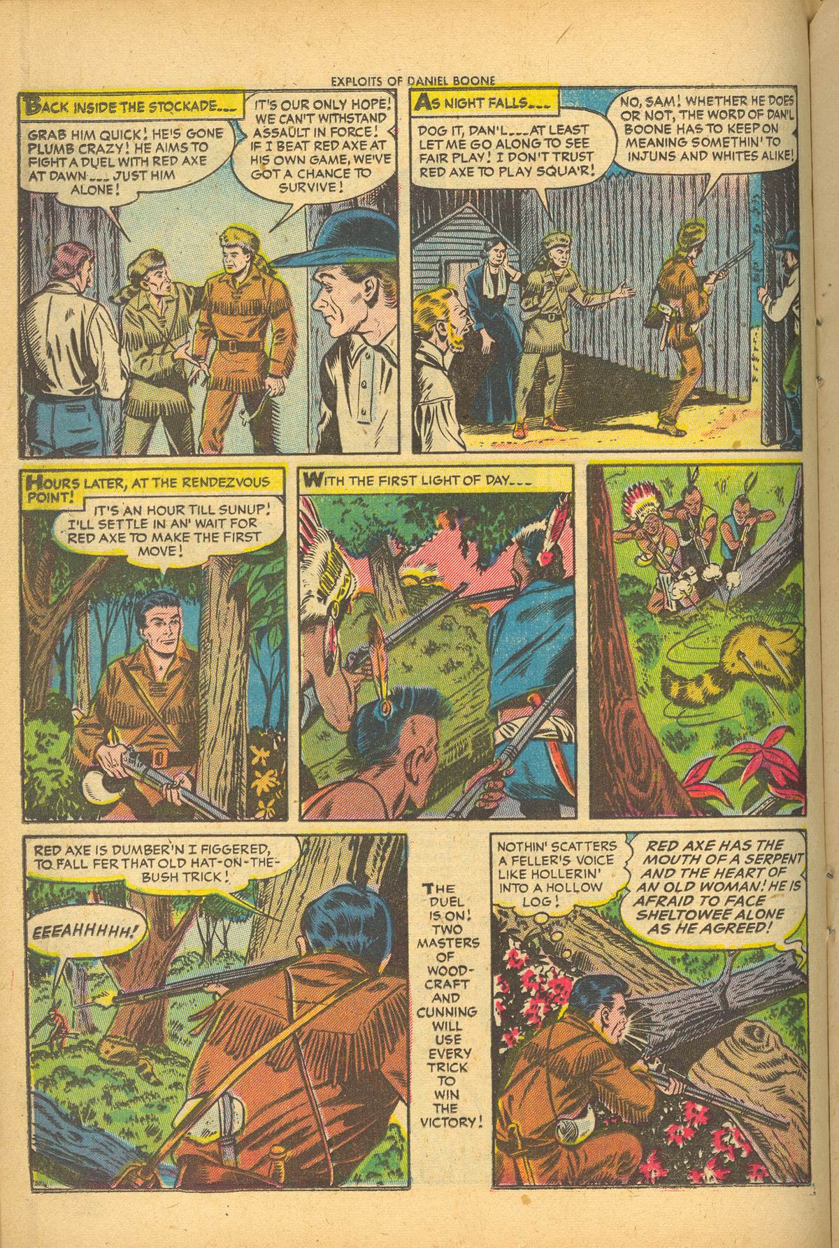 Read online Exploits of Daniel Boone comic -  Issue #2 - 16