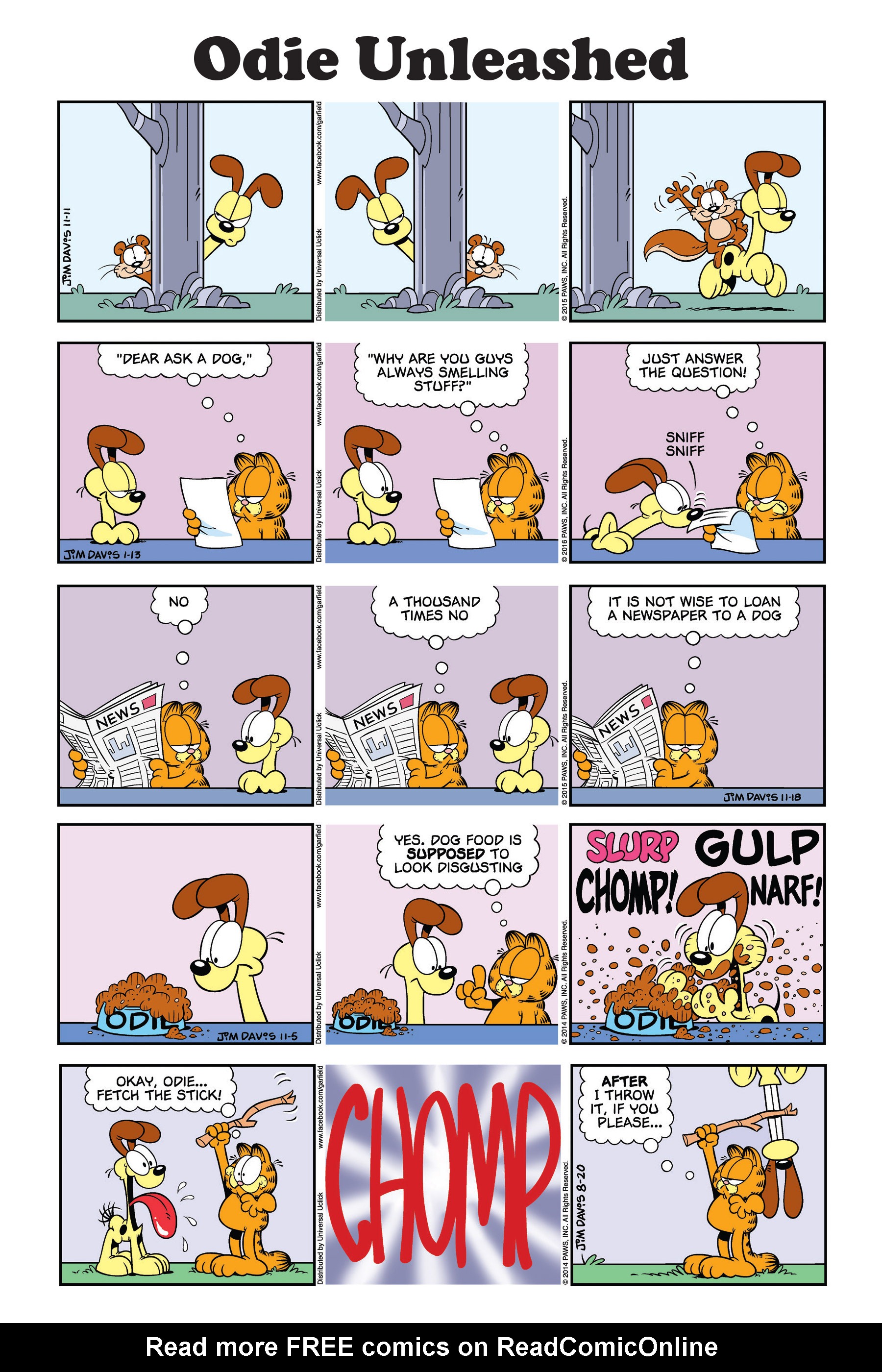 Read online Garfield’s Big Fat Hairy Adventure comic -  Issue #1 - 94