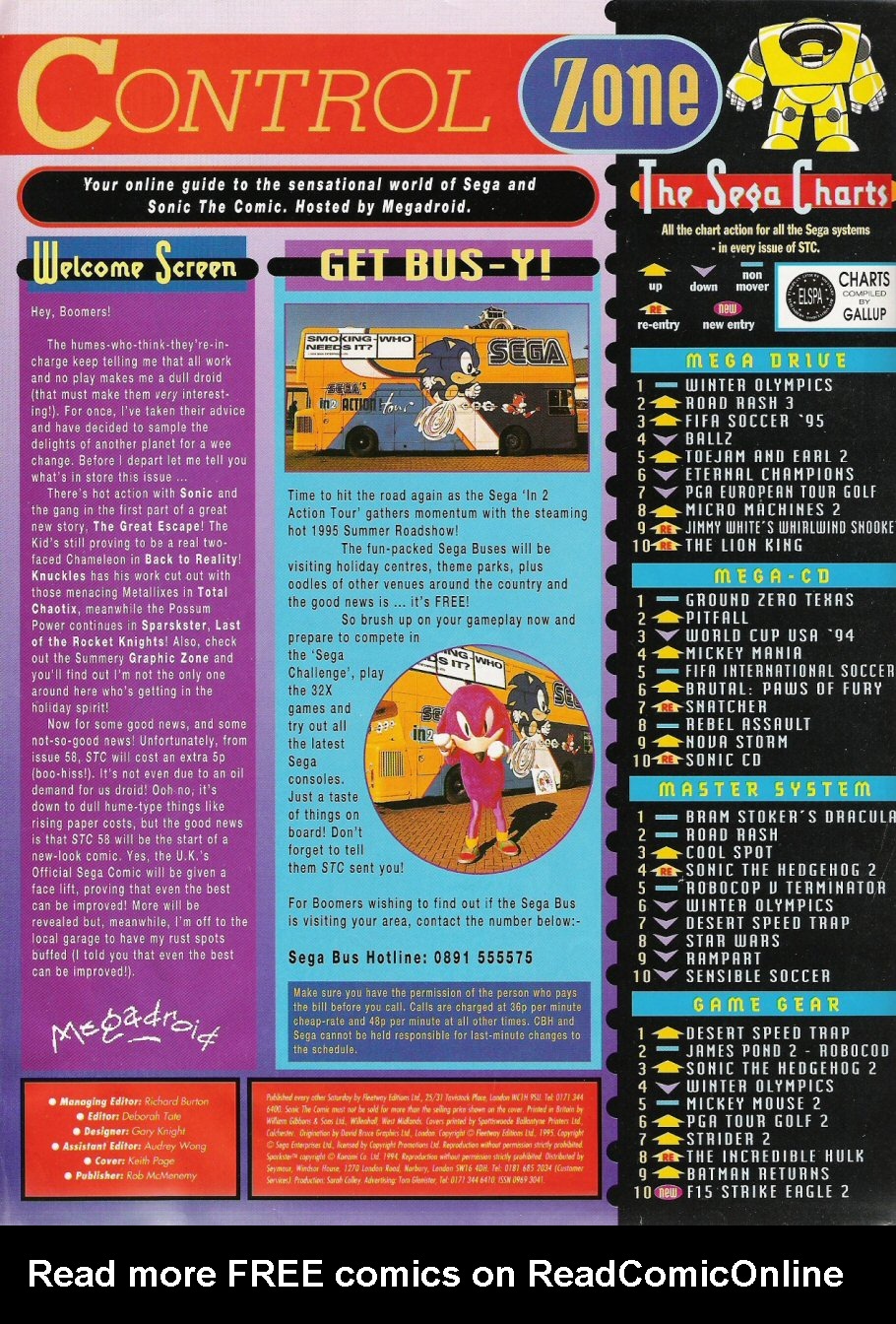 Read online Sonic the Comic comic -  Issue #55 - 2