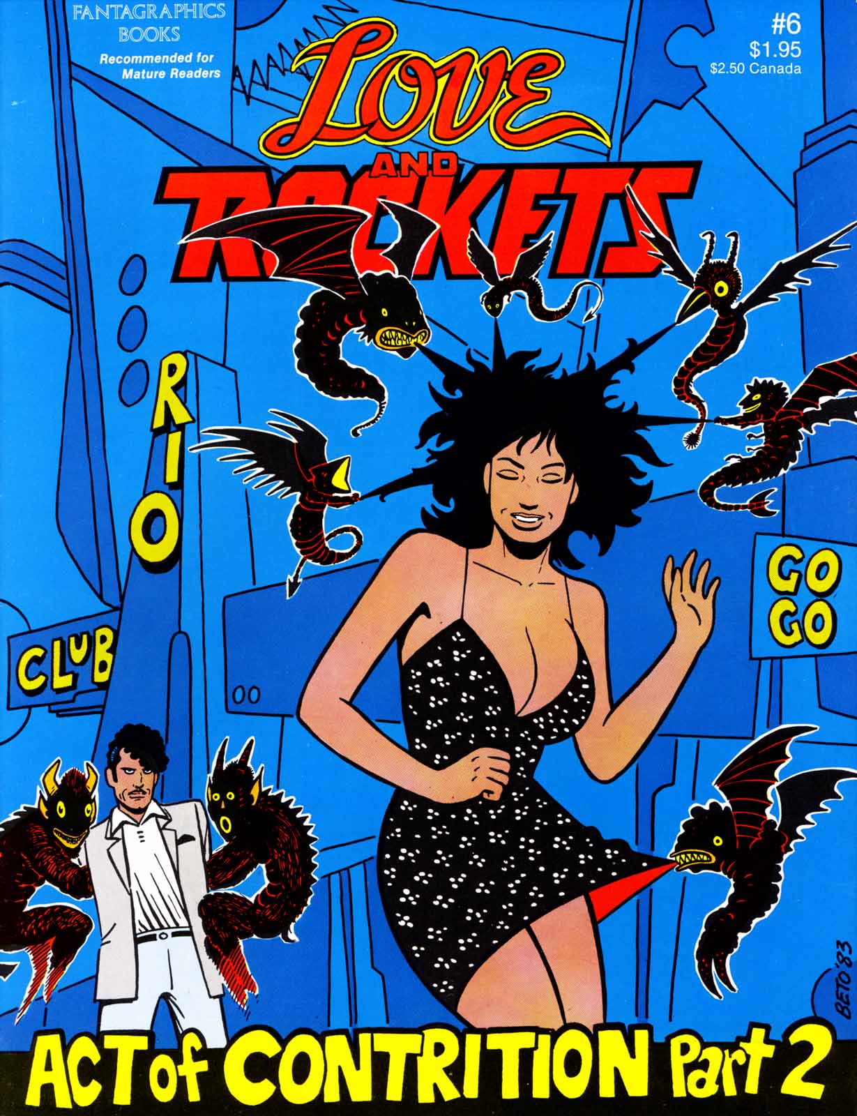 Read online Love and Rockets (1982) comic -  Issue #6 - 1