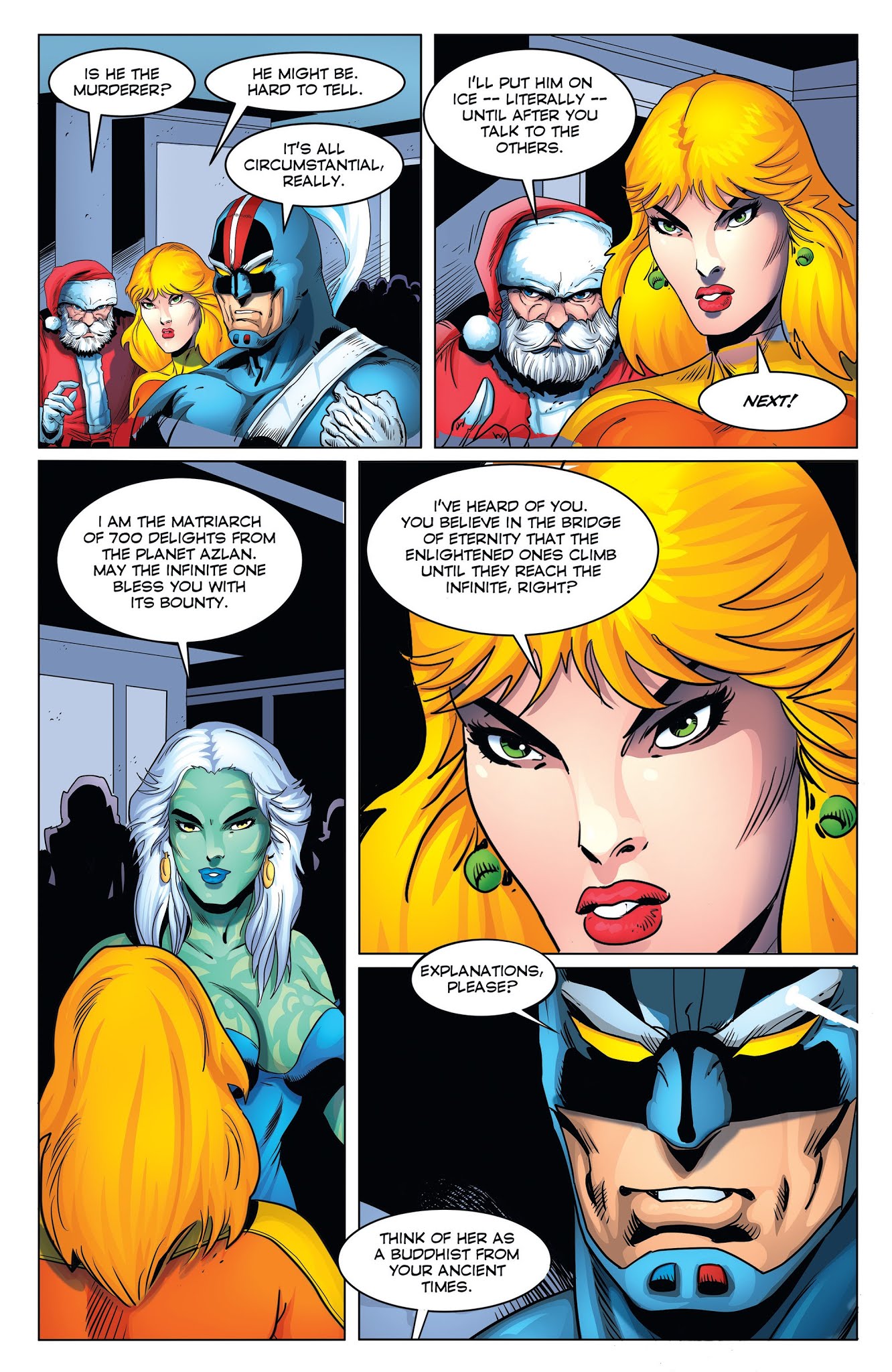 Read online Barbarella Holiday Special comic -  Issue # Full - 17