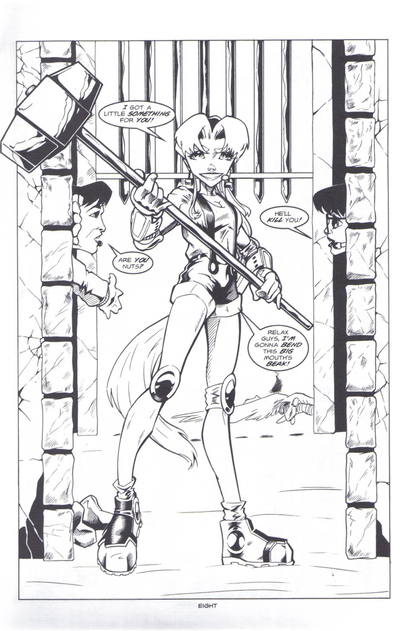 Read online Hammer Girl comic -  Issue #2 - 10