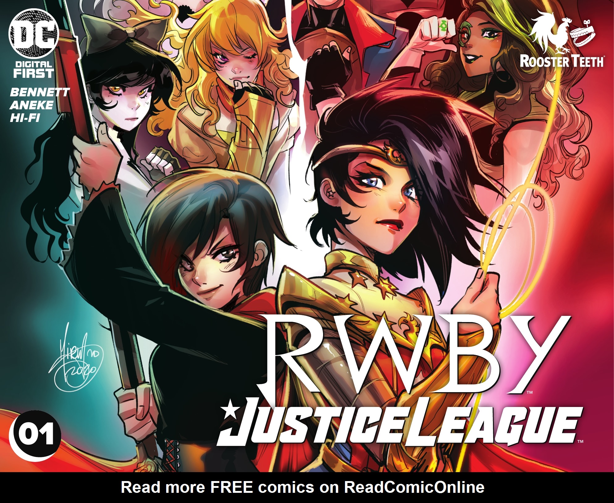Read online RWBY/Justice League comic -  Issue #1 - 1