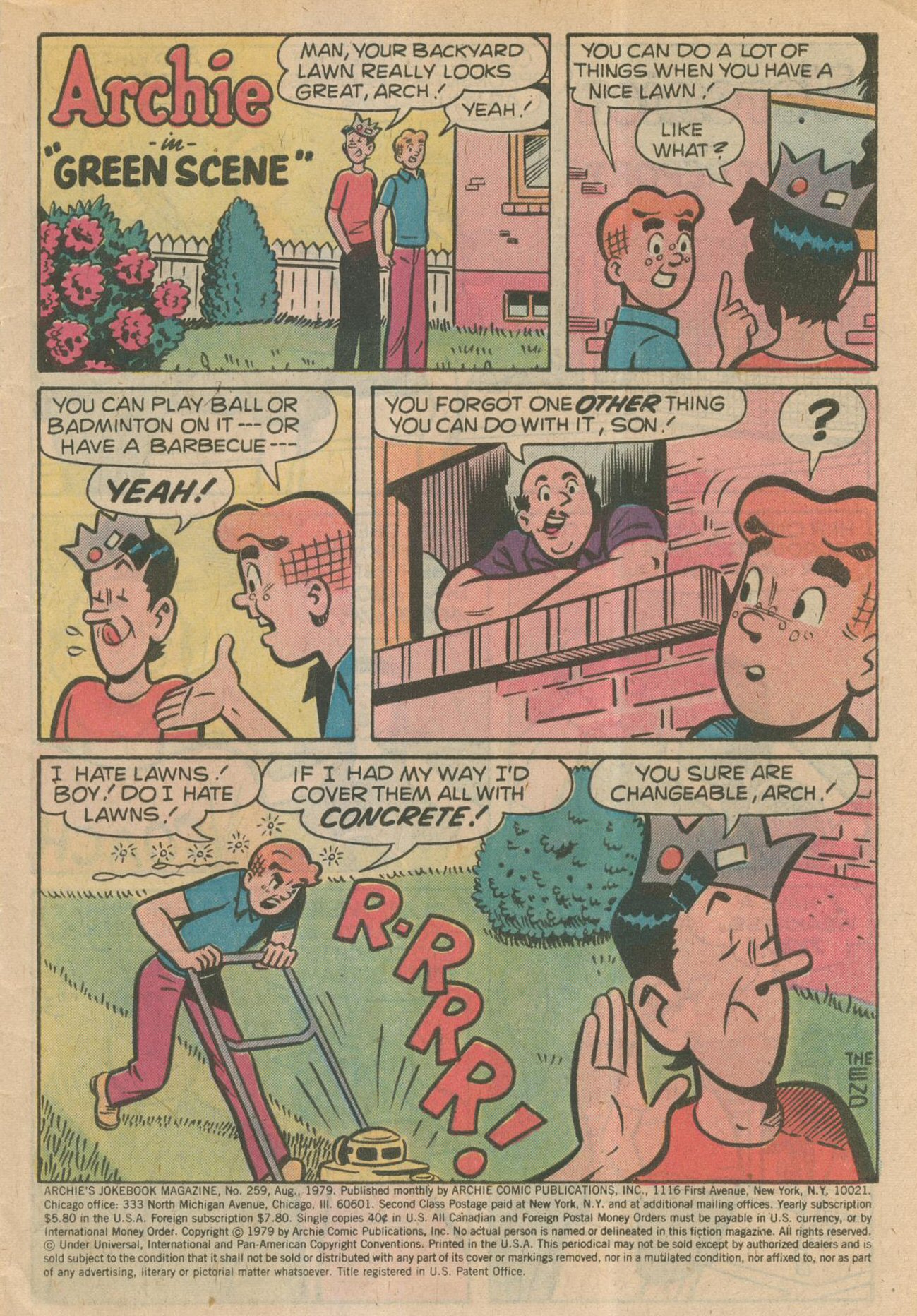 Read online Archie's Joke Book Magazine comic -  Issue #259 - 3
