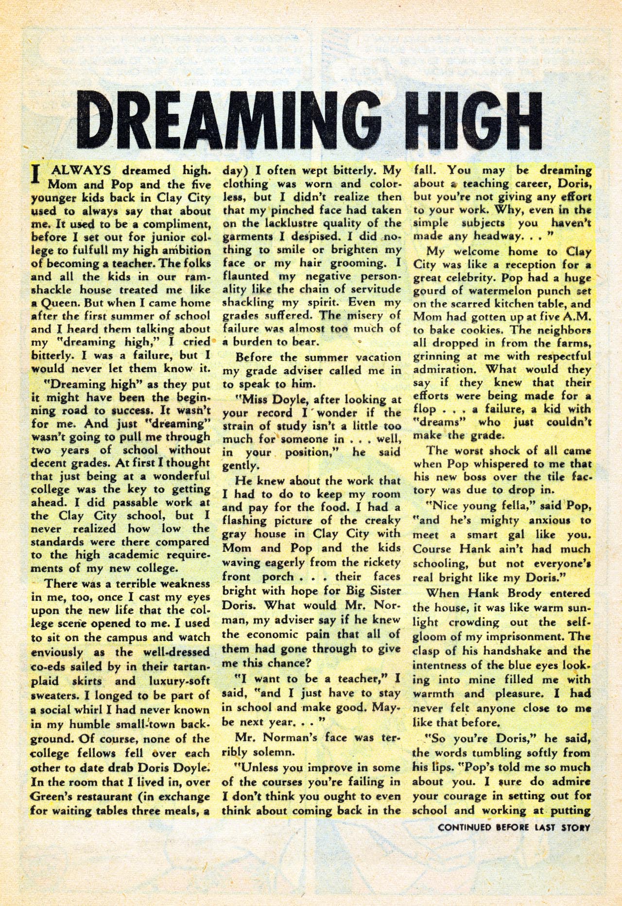 Read online Love Romances comic -  Issue #69 - 8