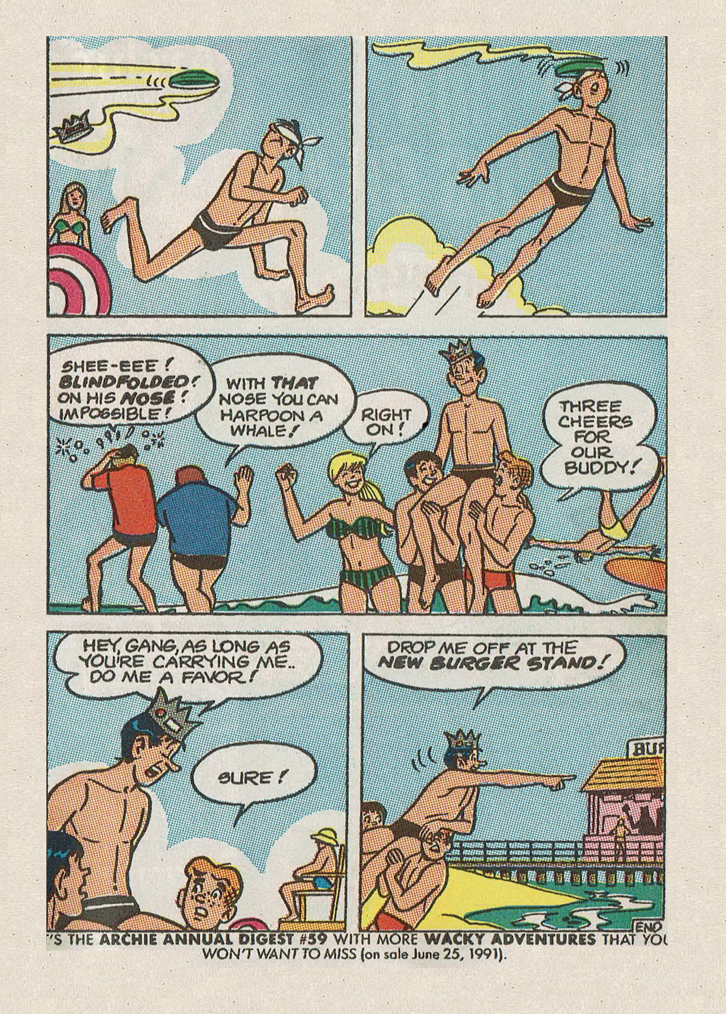 Read online Jughead Jones Comics Digest comic -  Issue #70 - 123