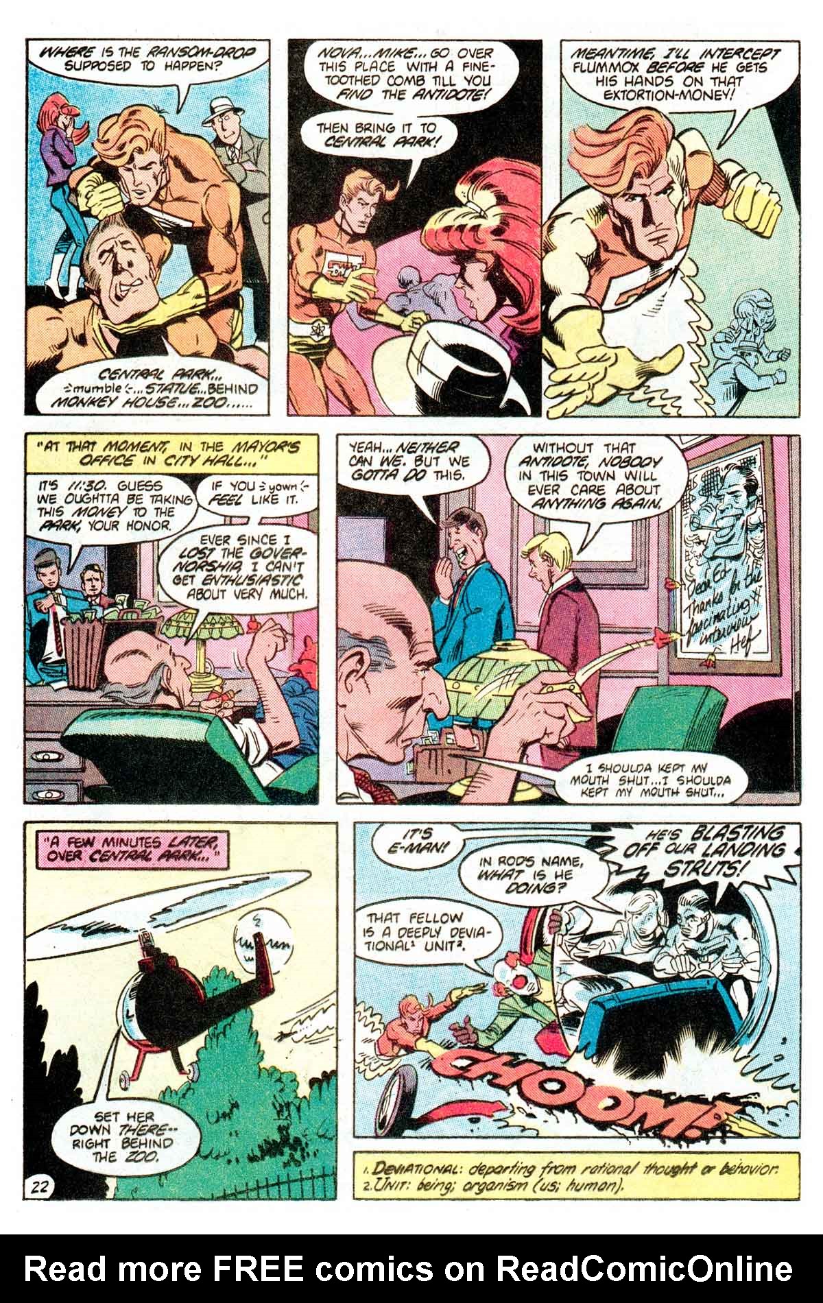 Read online E-Man (1983) comic -  Issue #5 - 24