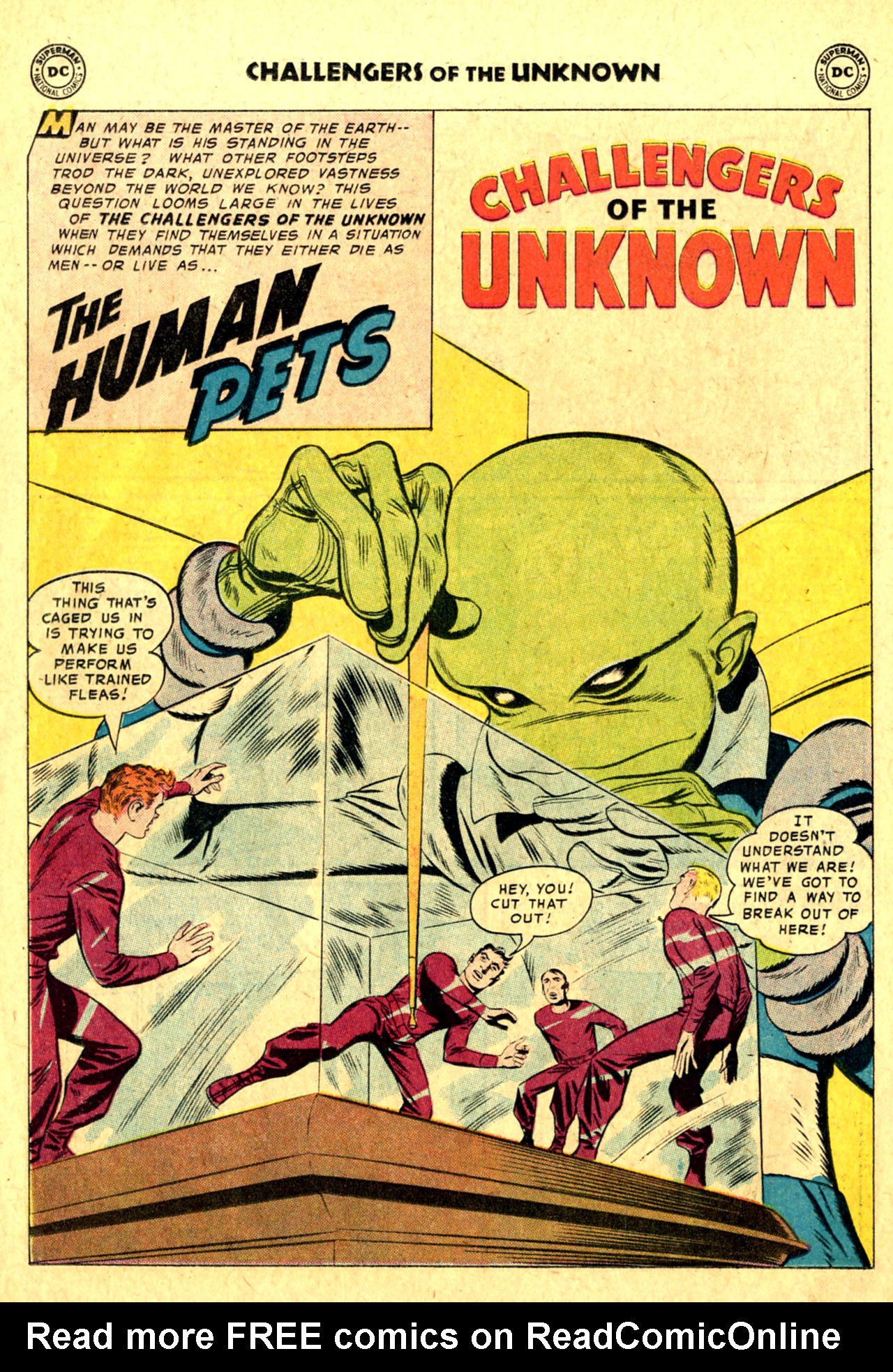Read online Challengers of the Unknown (1958) comic -  Issue #1 - 21