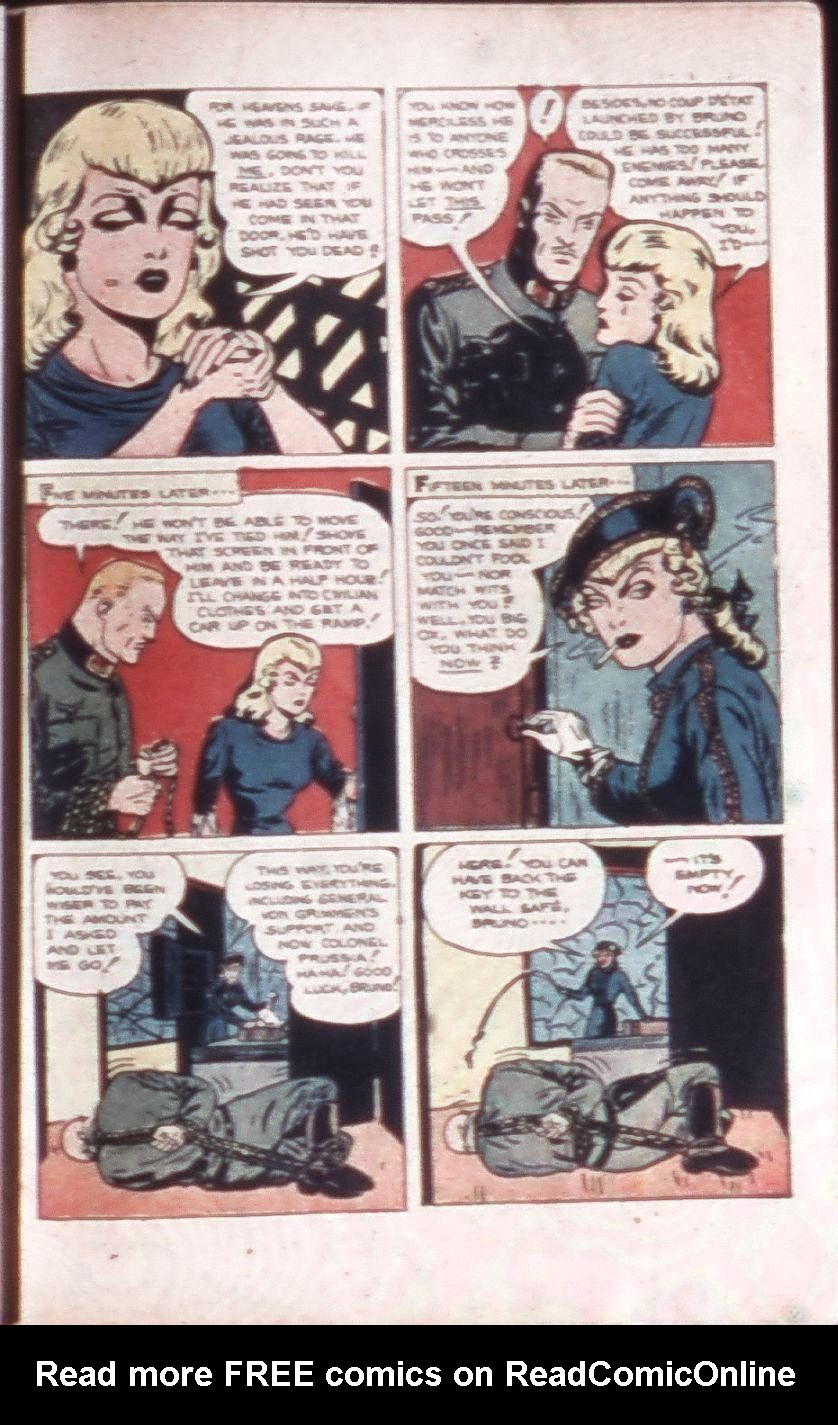 Read online Miss Fury (1942) comic -  Issue #6 - 39
