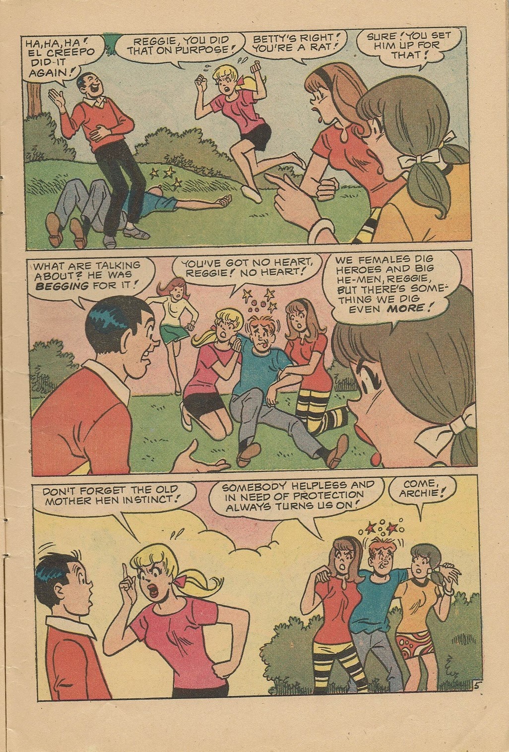 Read online Reggie and Me (1966) comic -  Issue #46 - 7