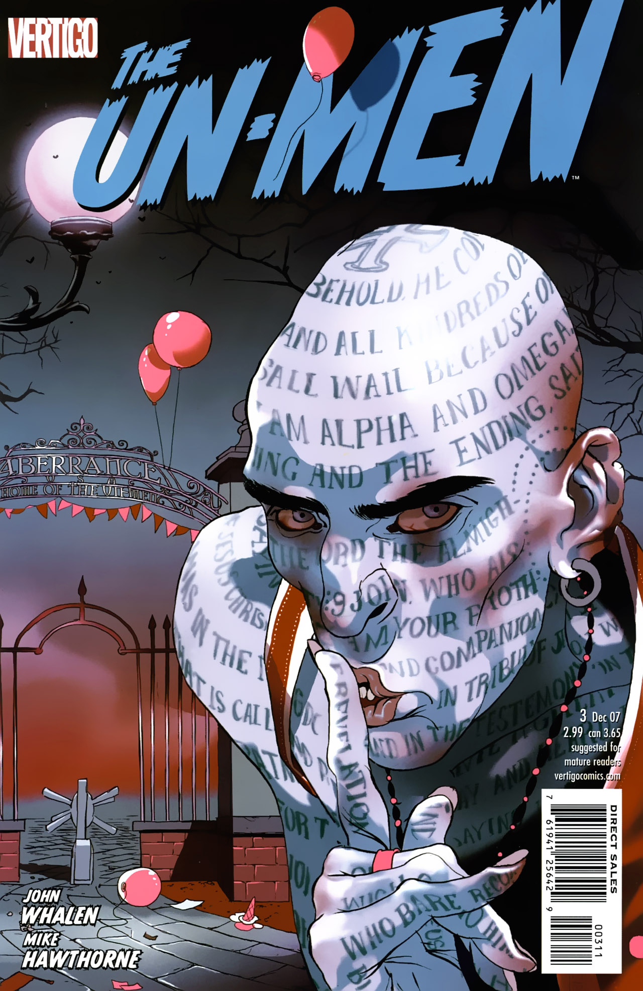Read online The Un-Men comic -  Issue #3 - 1