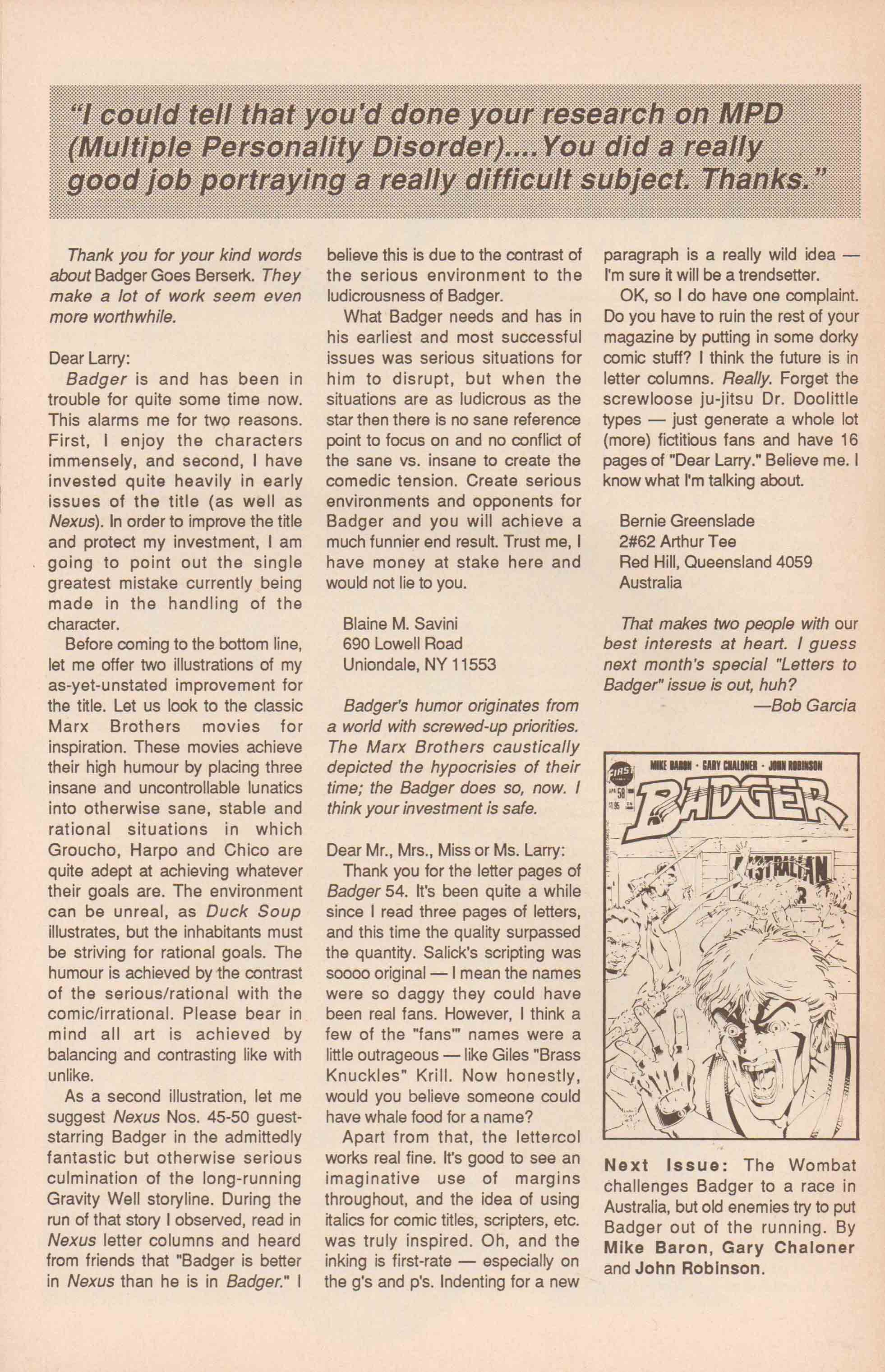 Read online The Badger comic -  Issue #57 - 34