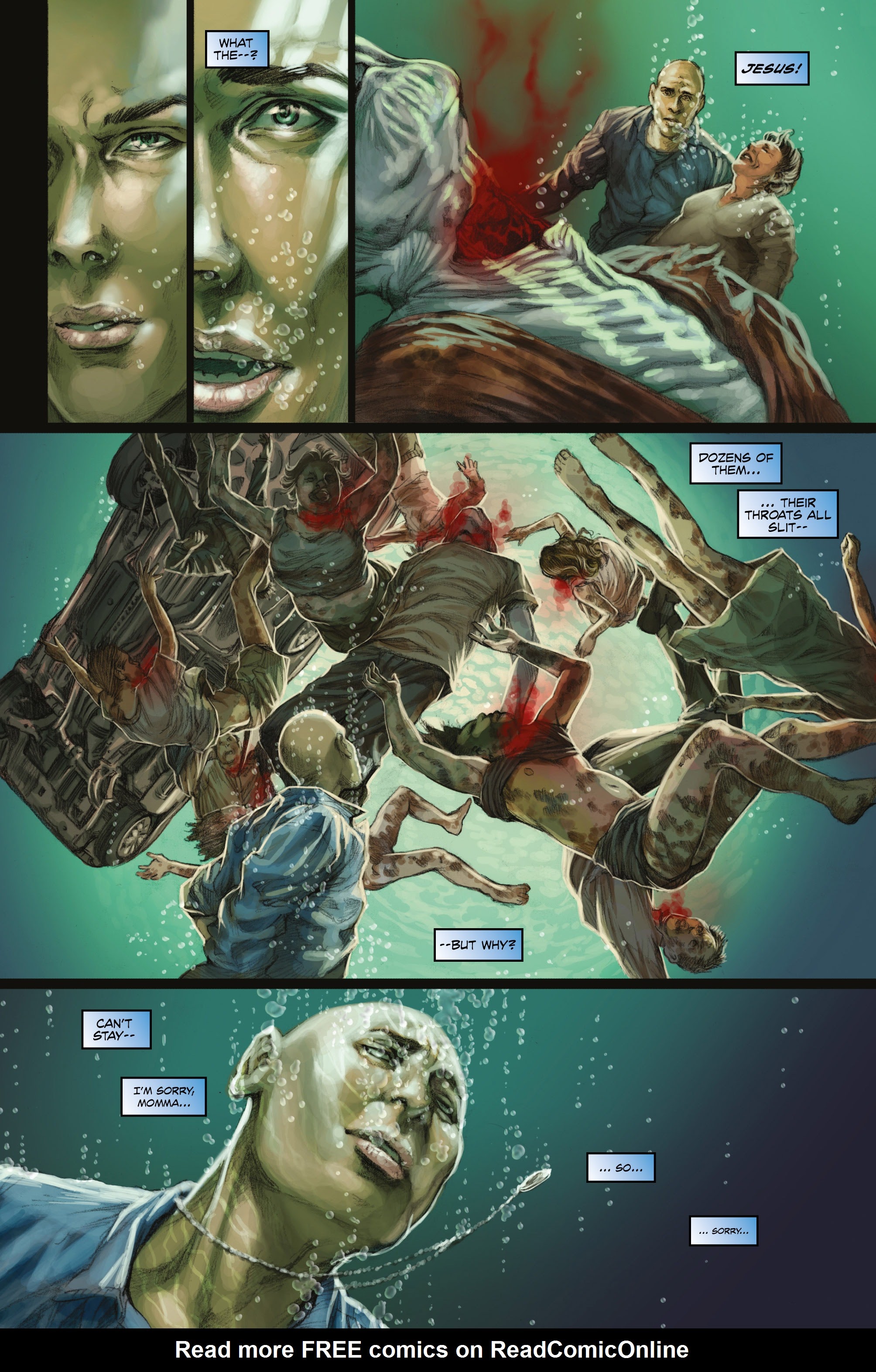 Read online Bloodthirsty: One Nation Under Water comic -  Issue #1 - 12