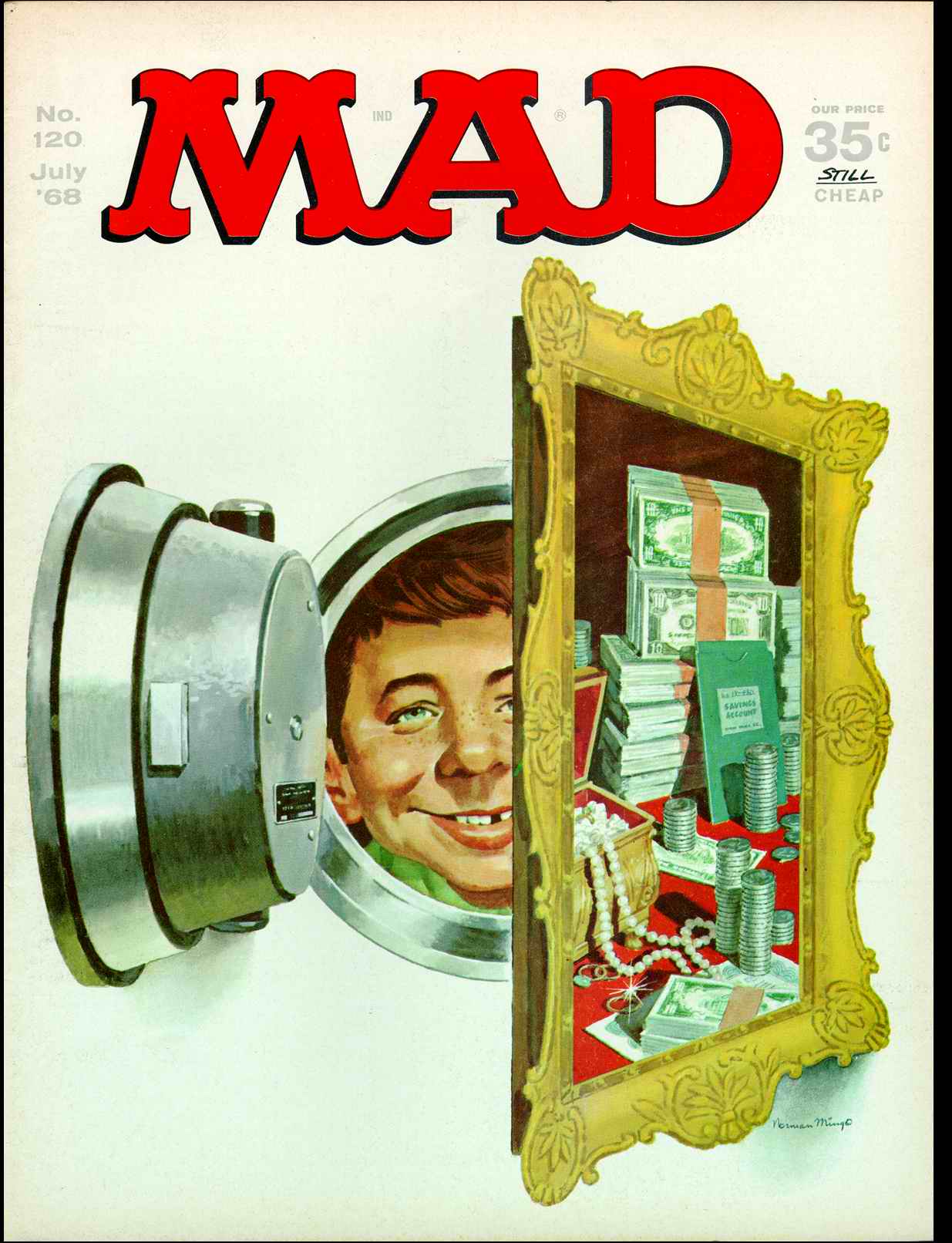 Read online MAD comic -  Issue #120 - 1