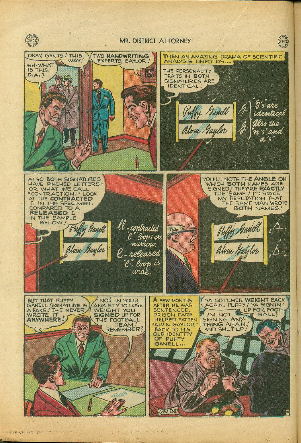 Read online Mr. District Attorney comic -  Issue #3 - 22