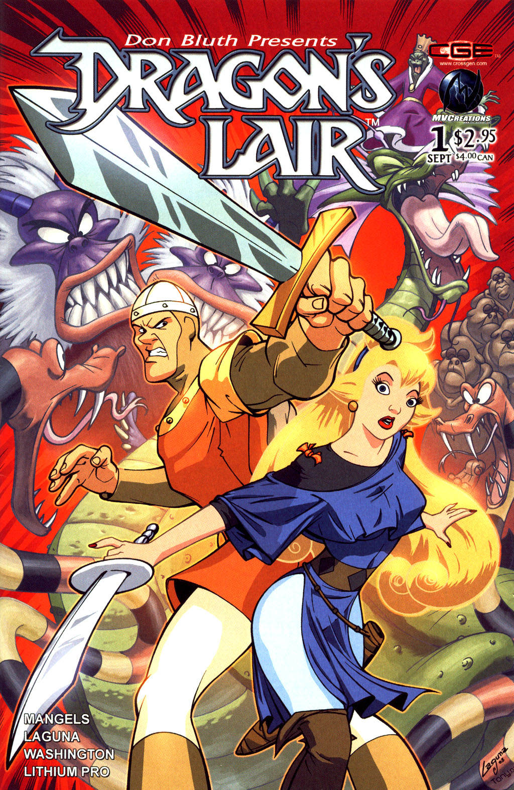 Read online Dragon's Lair comic -  Issue #1 - 1