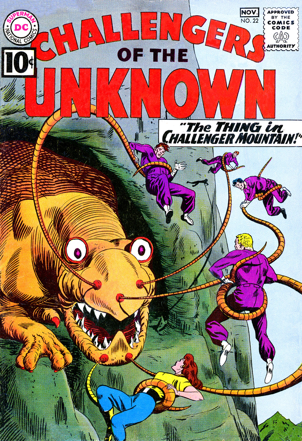 Read online Challengers of the Unknown (1958) comic -  Issue #22 - 1