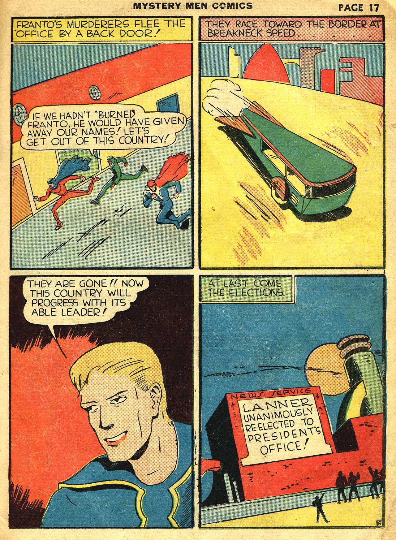 Read online Mystery Men Comics comic -  Issue #7 - 19