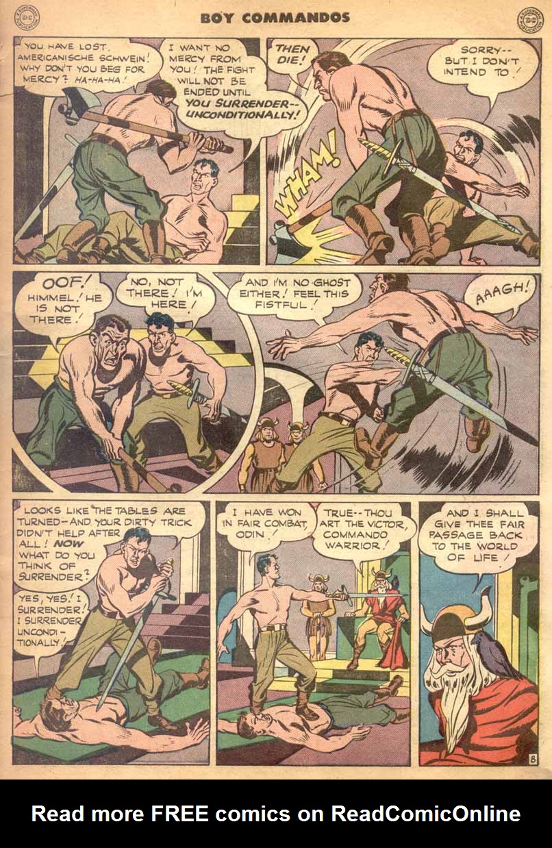 Read online Boy Commandos comic -  Issue #7 - 45