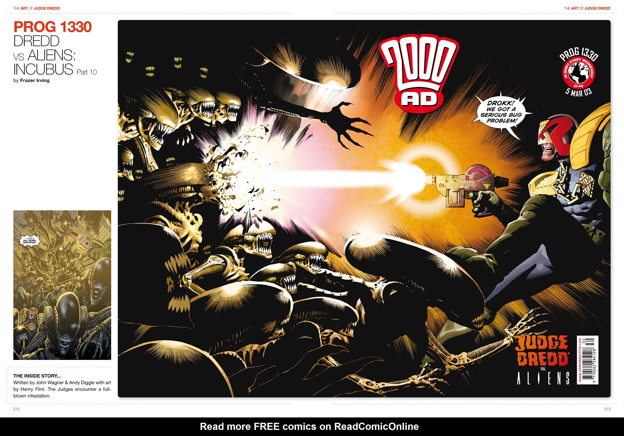 Read online The Art of Judge Dredd: Featuring 35 Years of Zarjaz Covers comic -  Issue # TPB (Part 3) - 33