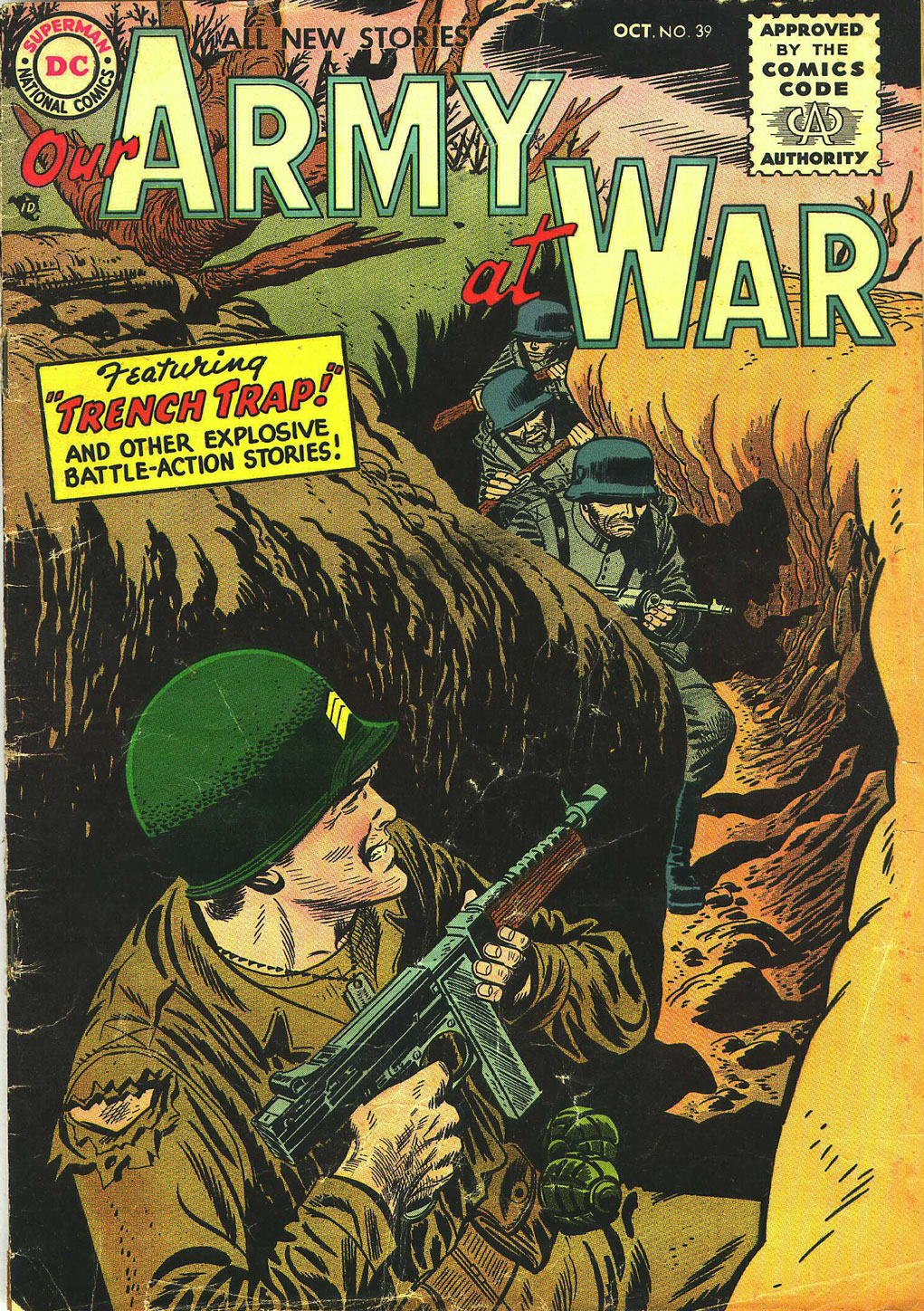 Read online Our Army at War (1952) comic -  Issue #39 - 1