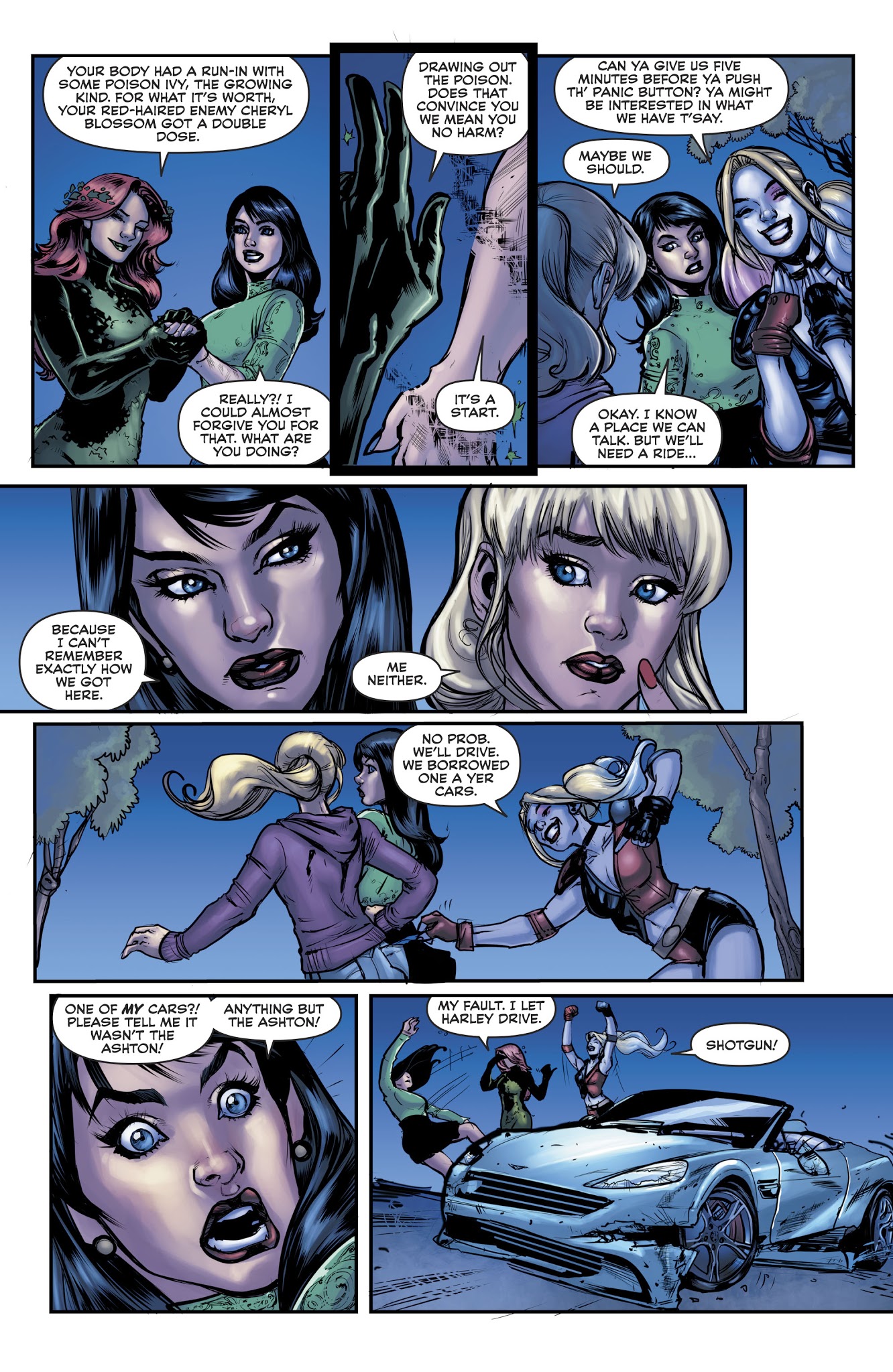 Read online Harley & Ivy Meet Betty & Veronica comic -  Issue #5 - 9