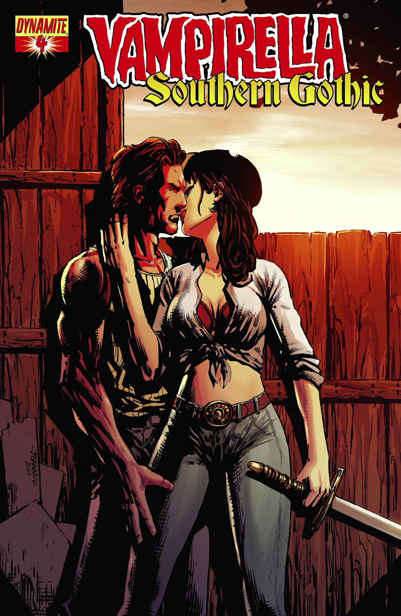 Read online Vampirella: Southern Gothic comic -  Issue #4 - 1