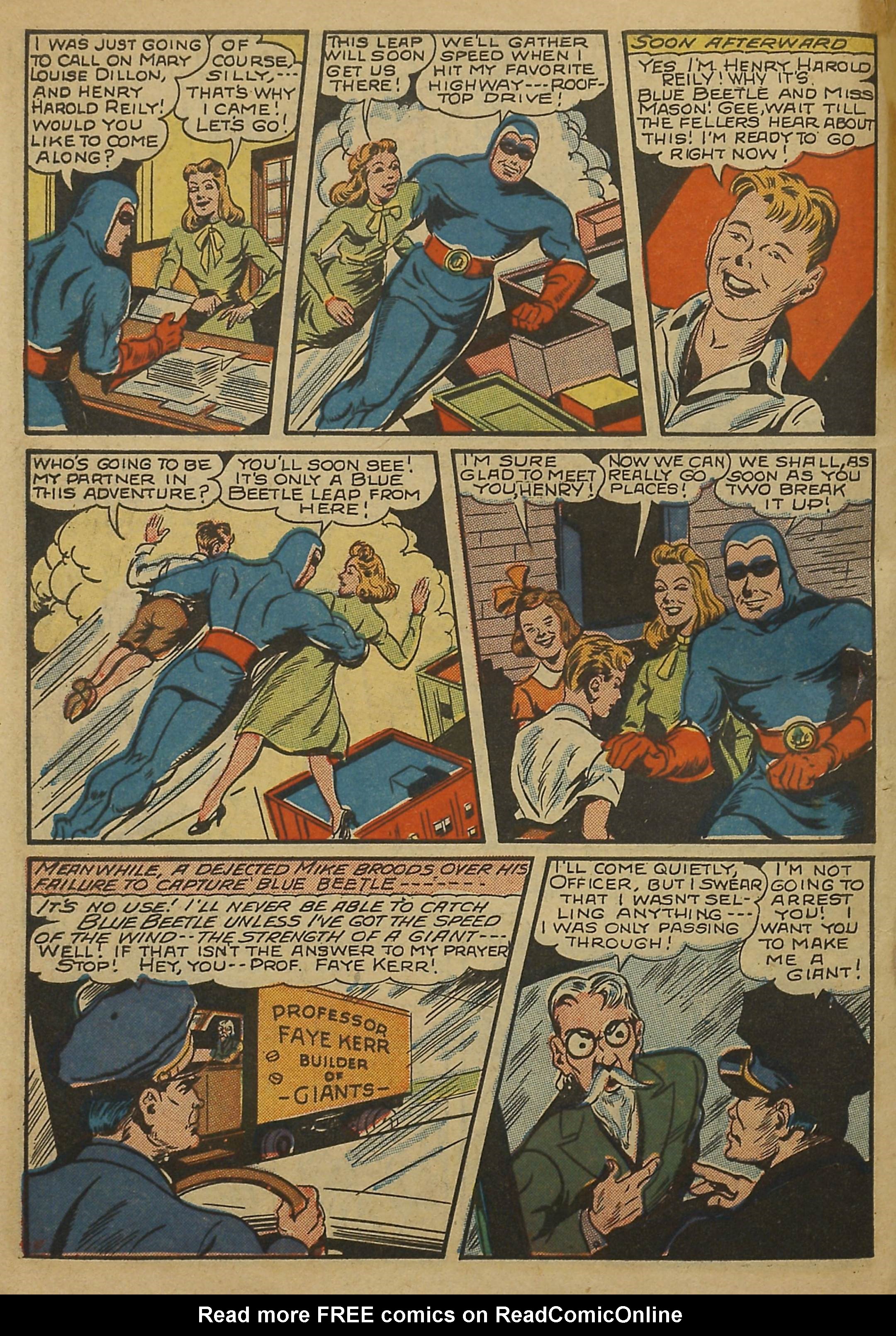 Read online The Blue Beetle comic -  Issue #39 - 7