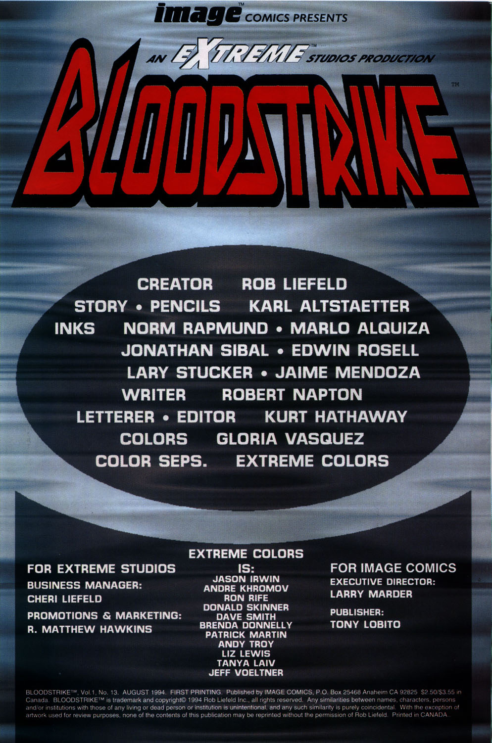 Read online Bloodstrike (1993) comic -  Issue #13 - 2