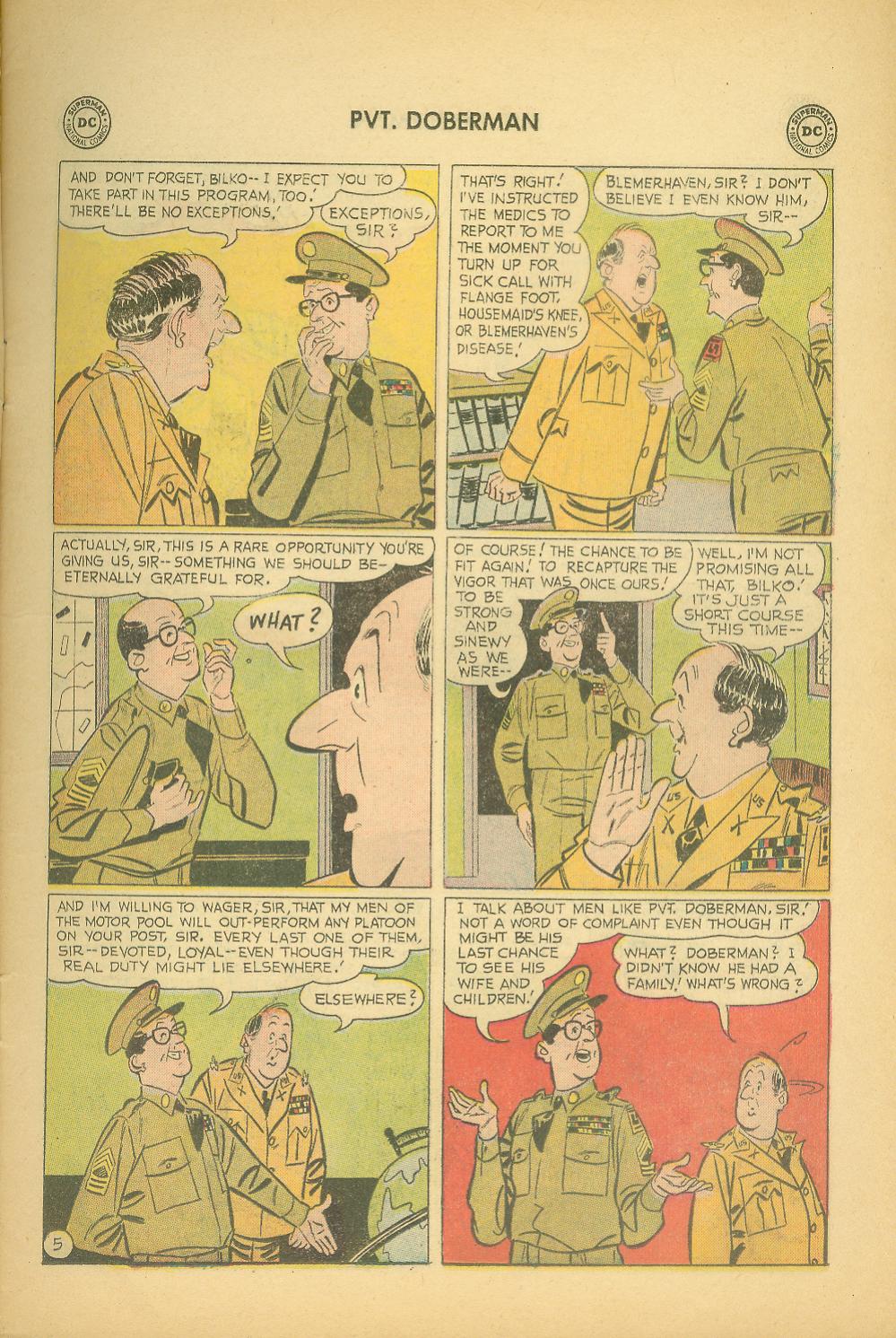Read online Sgt. Bilko's Pvt. Doberman comic -  Issue #5 - 5