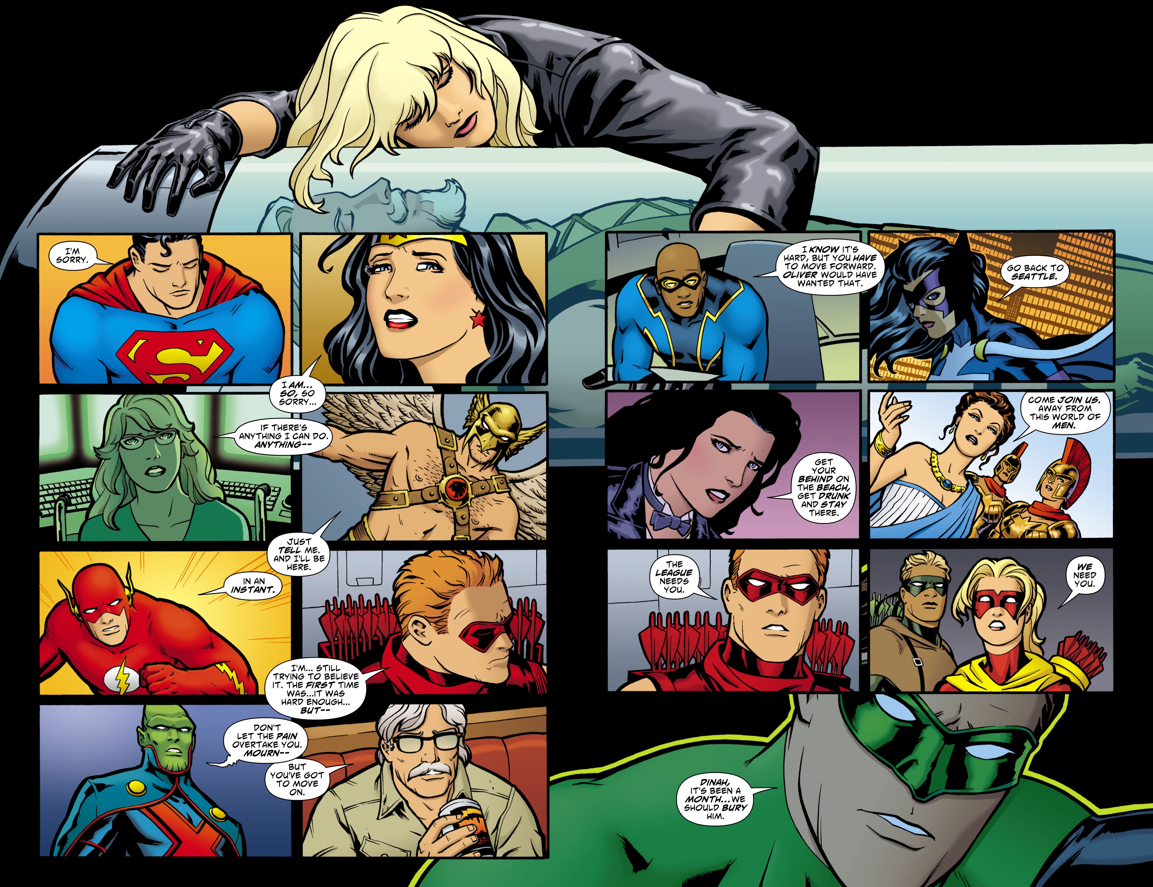 Read online Green Arrow/Black Canary comic -  Issue #1 - 14