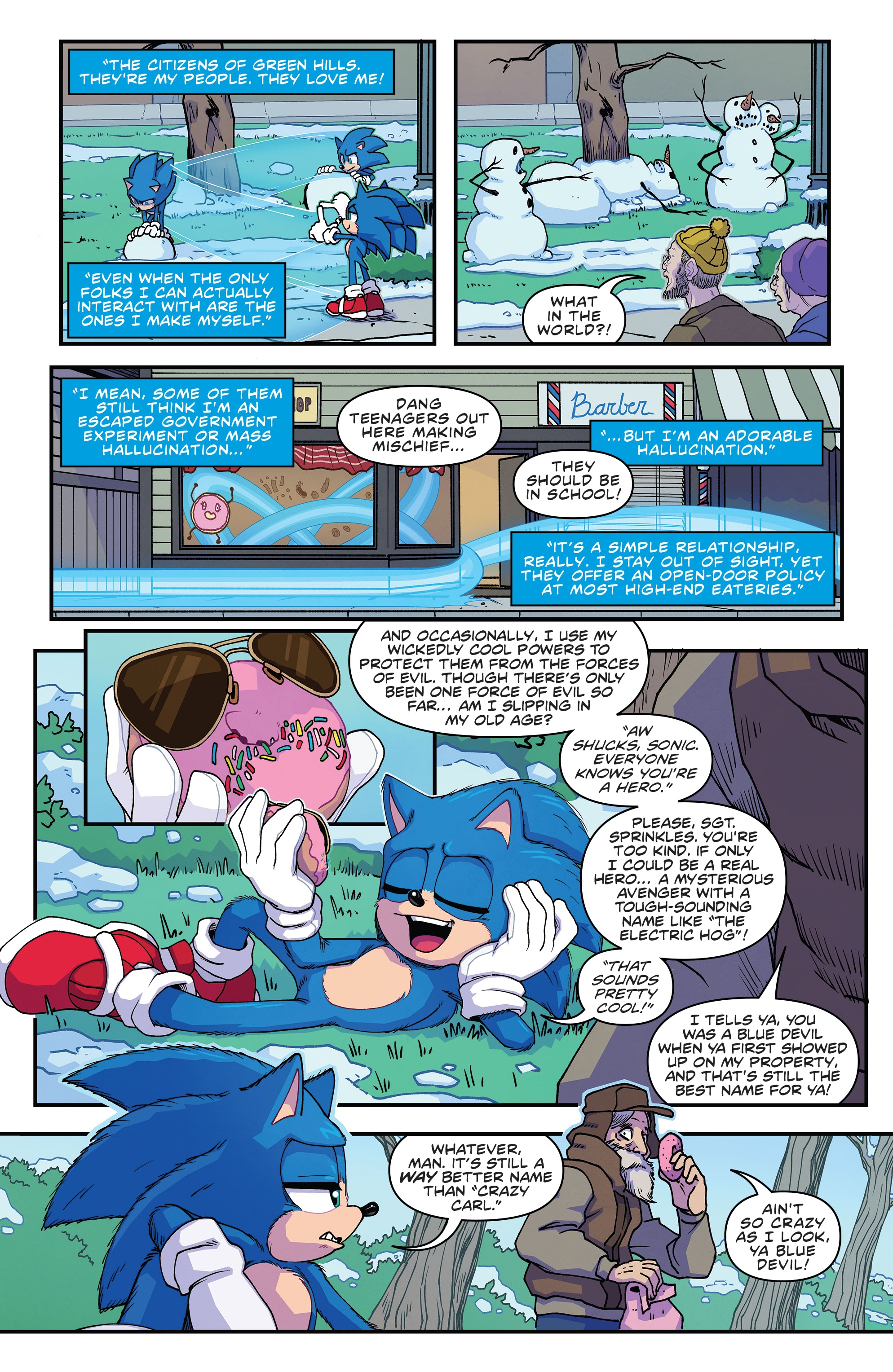 Read online Sonic the Hedgehog 2: The Official Movie Pre-Quill comic -  Issue # Full - 5