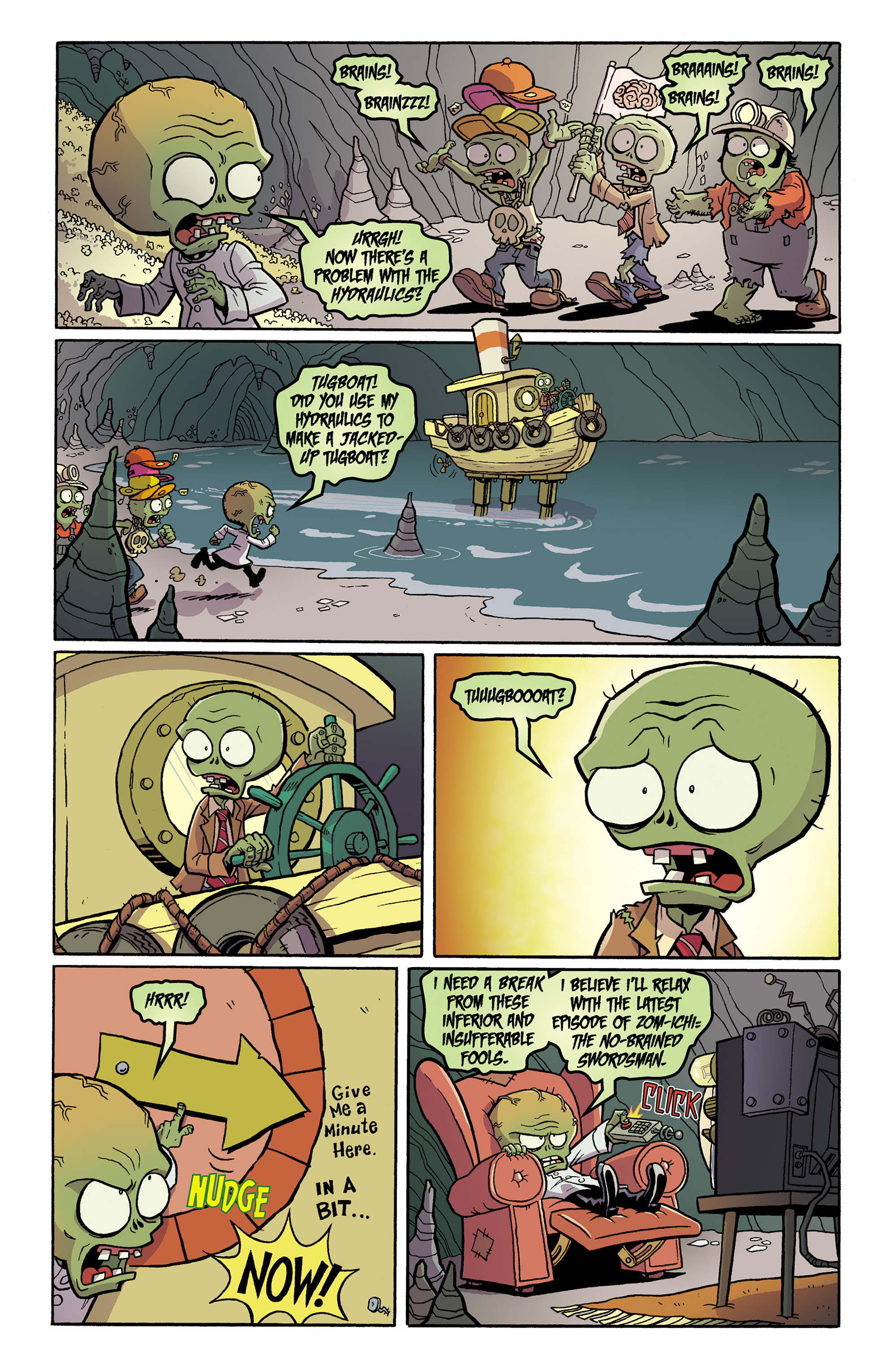 Read online Plants vs. Zombies: Boom Boom Mushroom comic -  Issue #10 - 20
