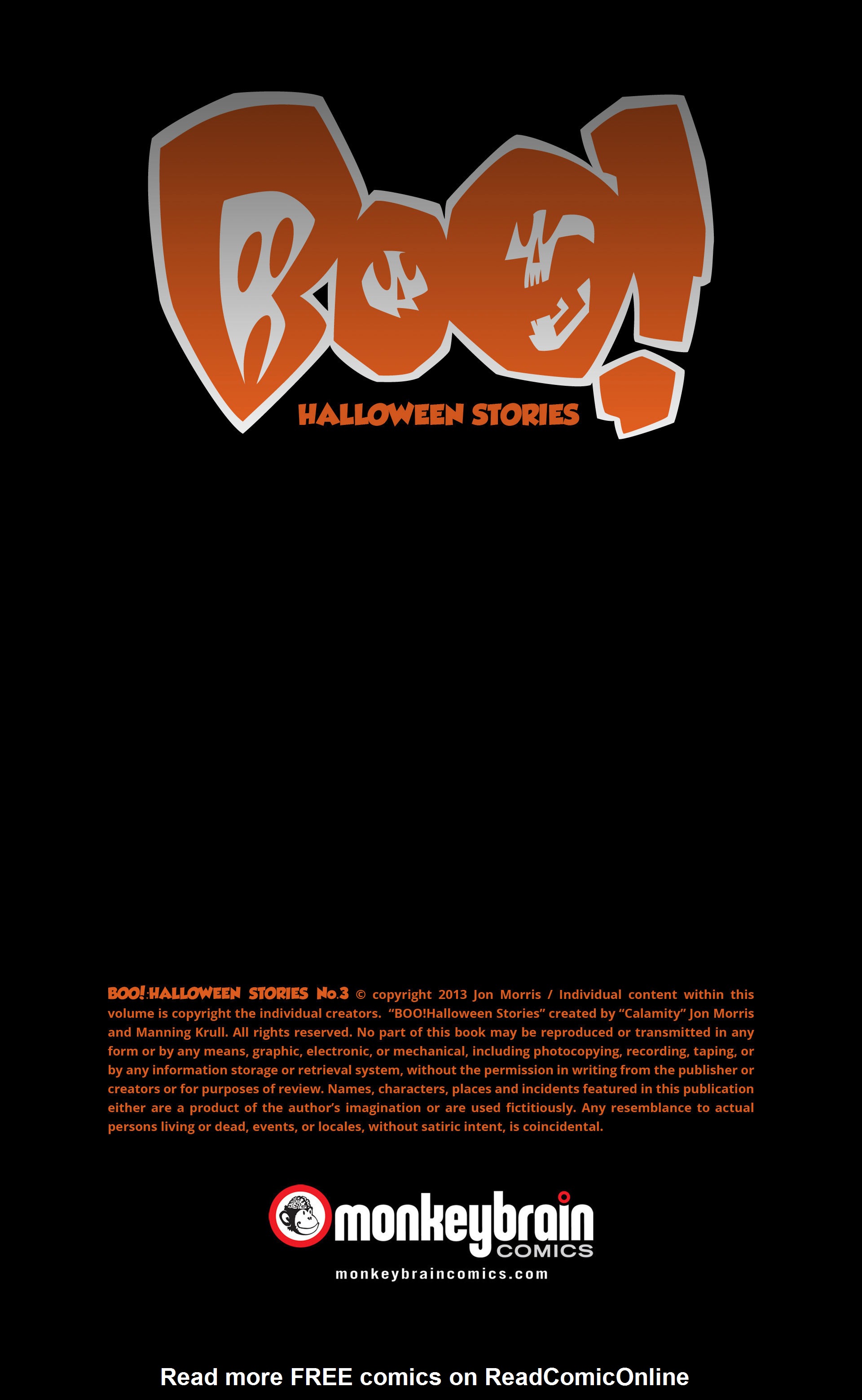 Read online BOO! Halloween Stories (2013) comic -  Issue #3 - 2