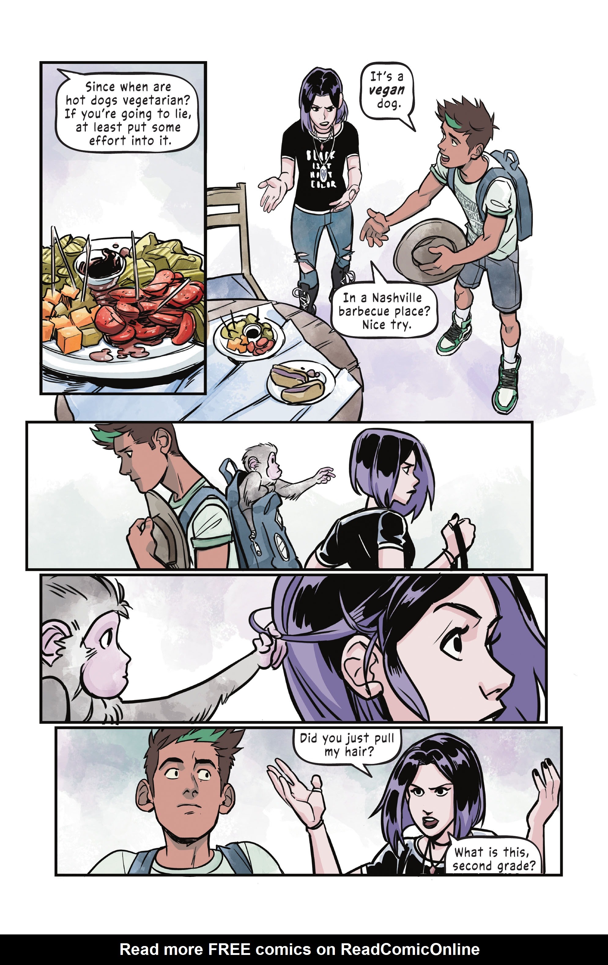 Read online Free Comic Book Day 2021 comic -  Issue # Teen Titans - Beast Boy Loves Raven Special Edition - 17