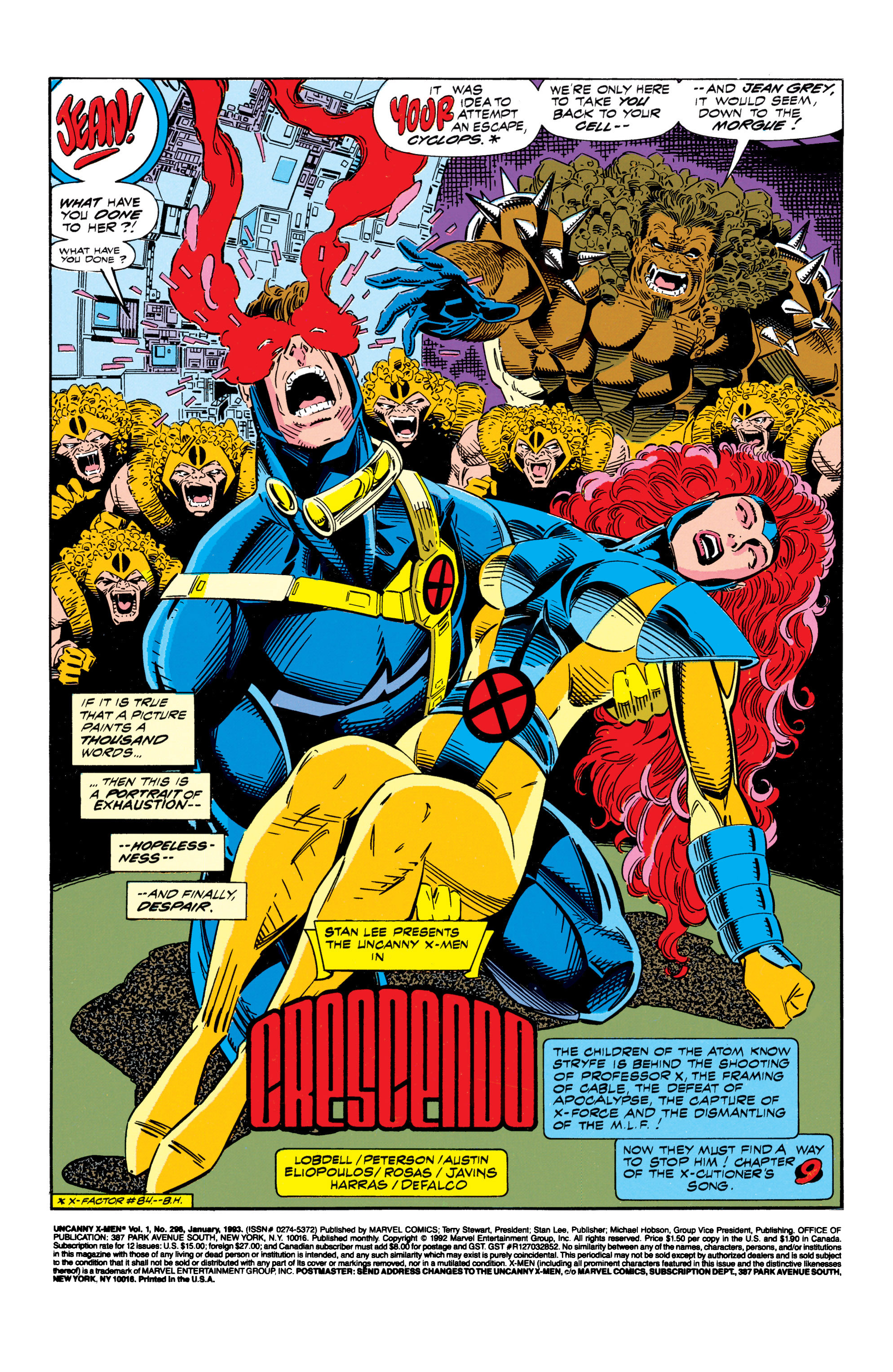 Read online Uncanny X-Men (1963) comic -  Issue #296 - 2