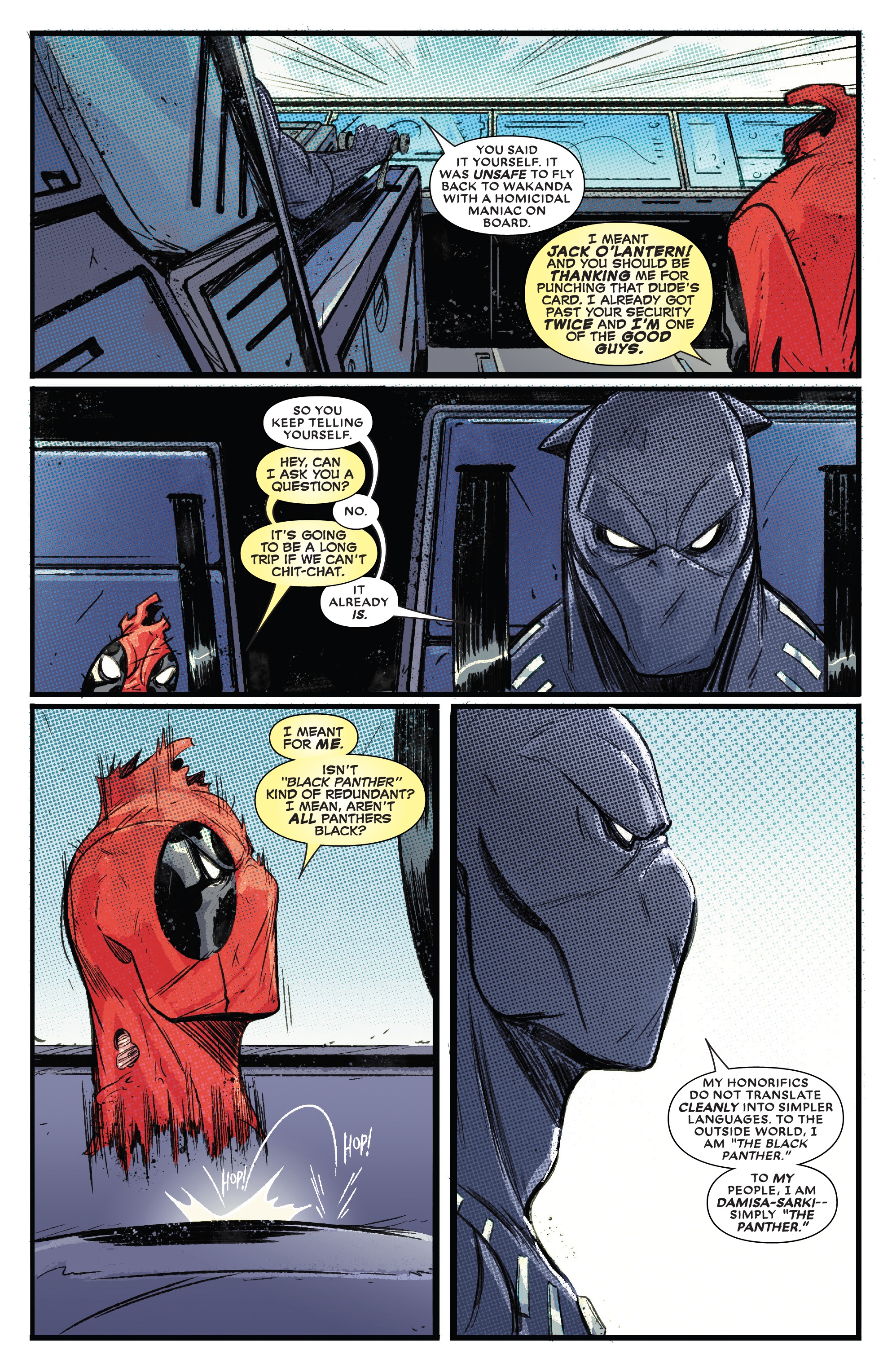 Read online Black Panther vs Deadpool comic -  Issue #4 - 5