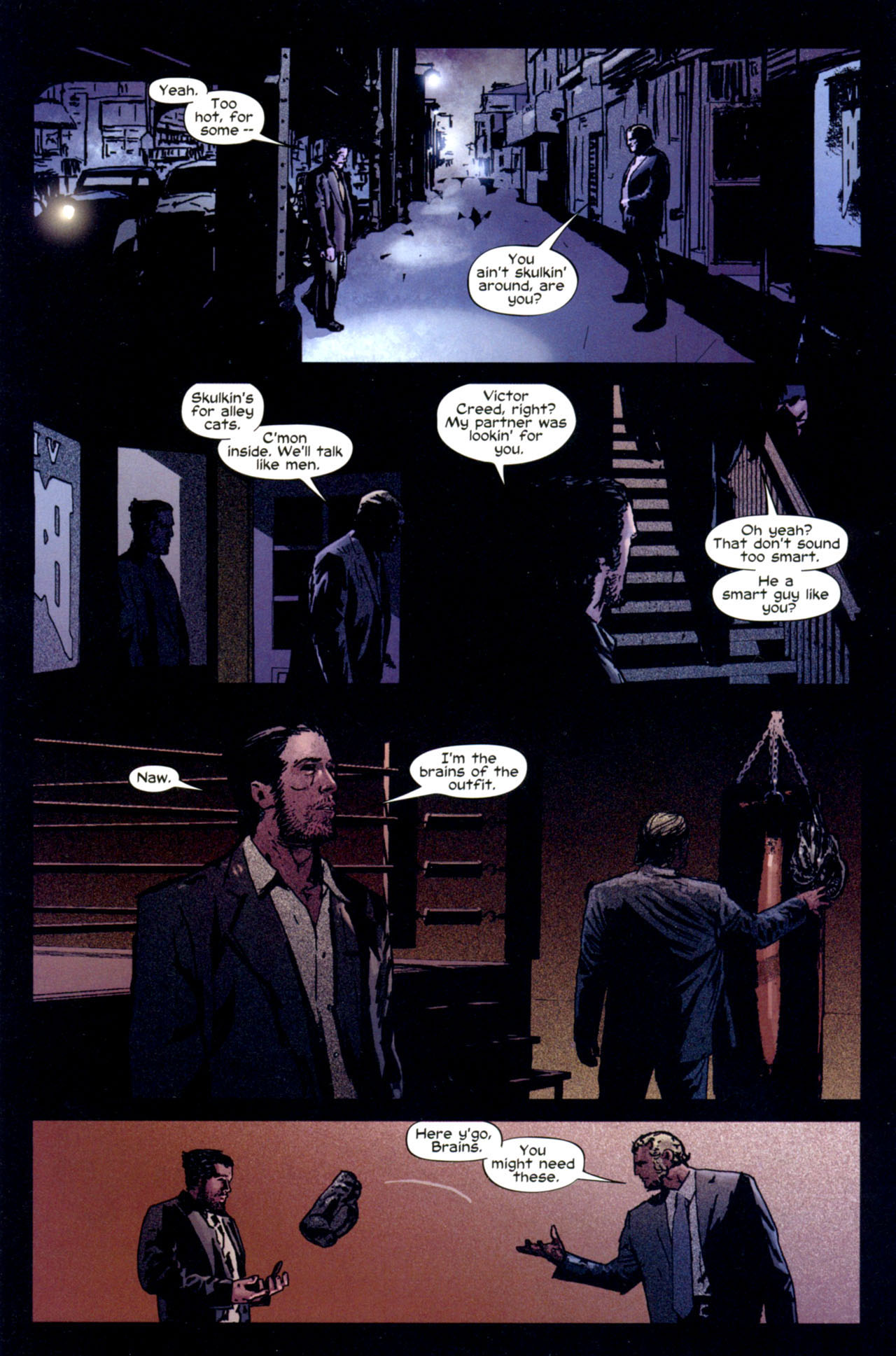 Read online Wolverine Noir comic -  Issue #2 - 21