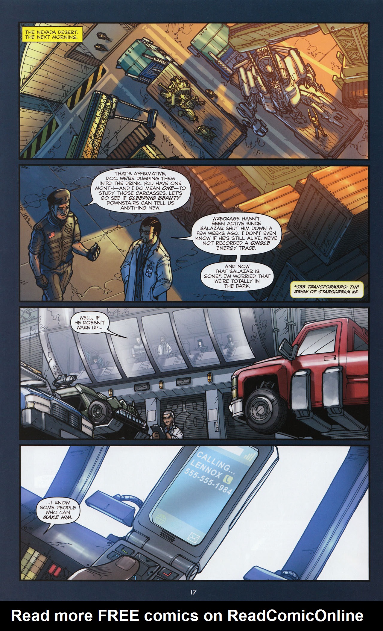 Read online Transformers: Alliance comic -  Issue #1 - 20