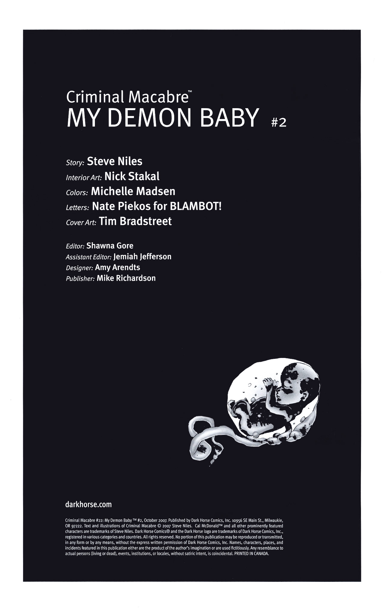 Read online Criminal Macabre: My Demon Baby comic -  Issue #2 - 2