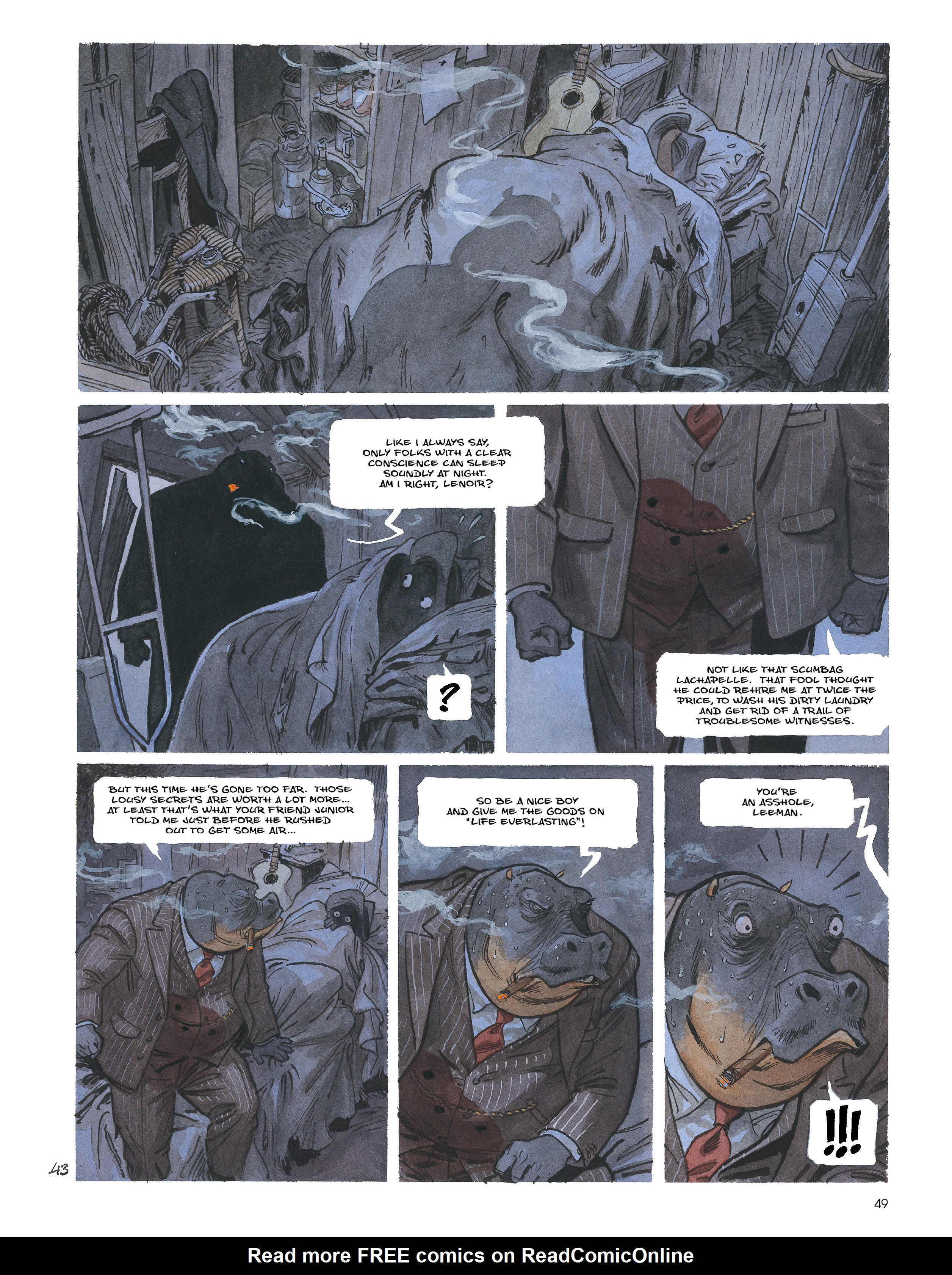 Read online Blacksad: A Silent Hell comic -  Issue # TPB - 50
