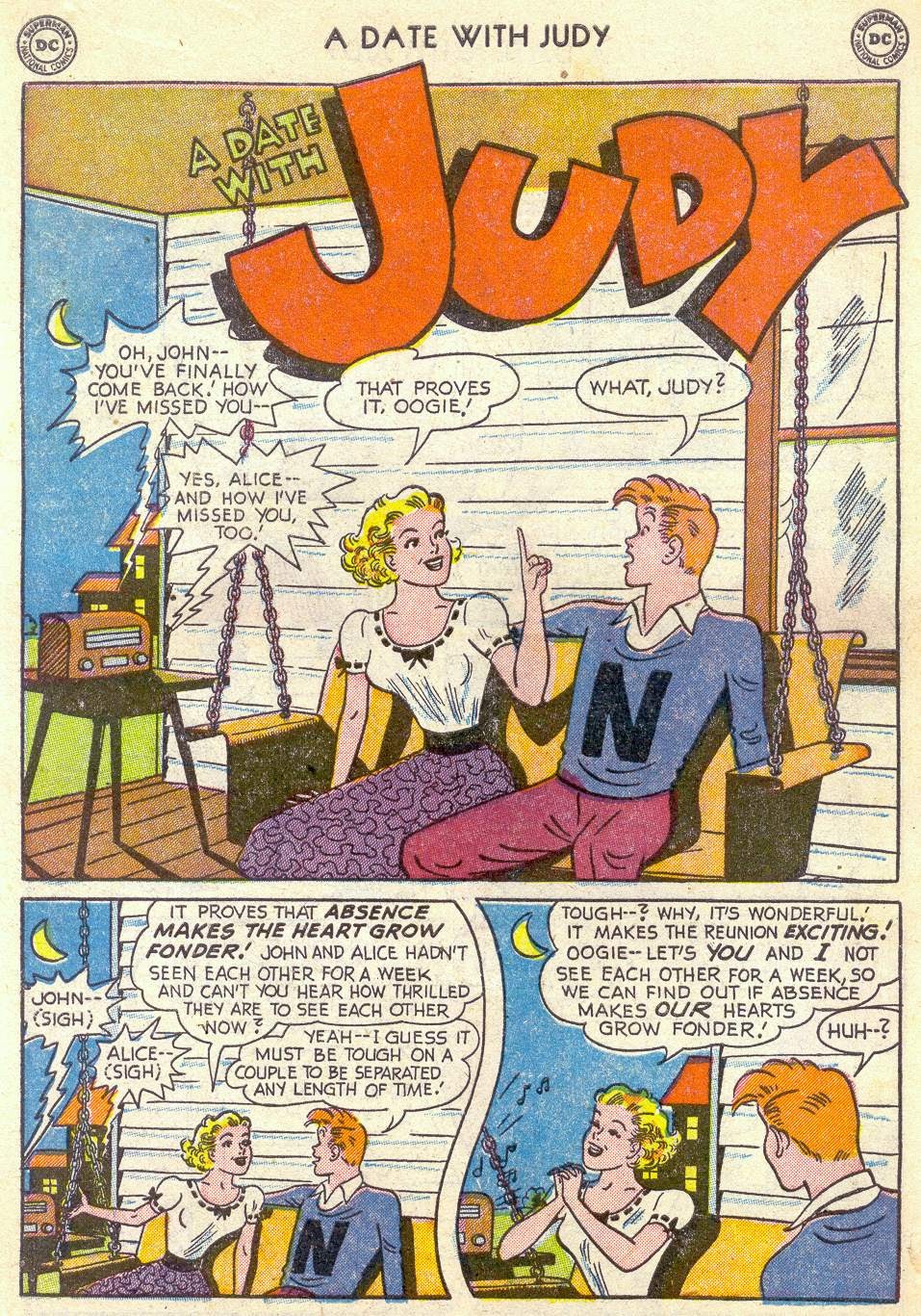 Read online A Date with Judy comic -  Issue #28 - 3
