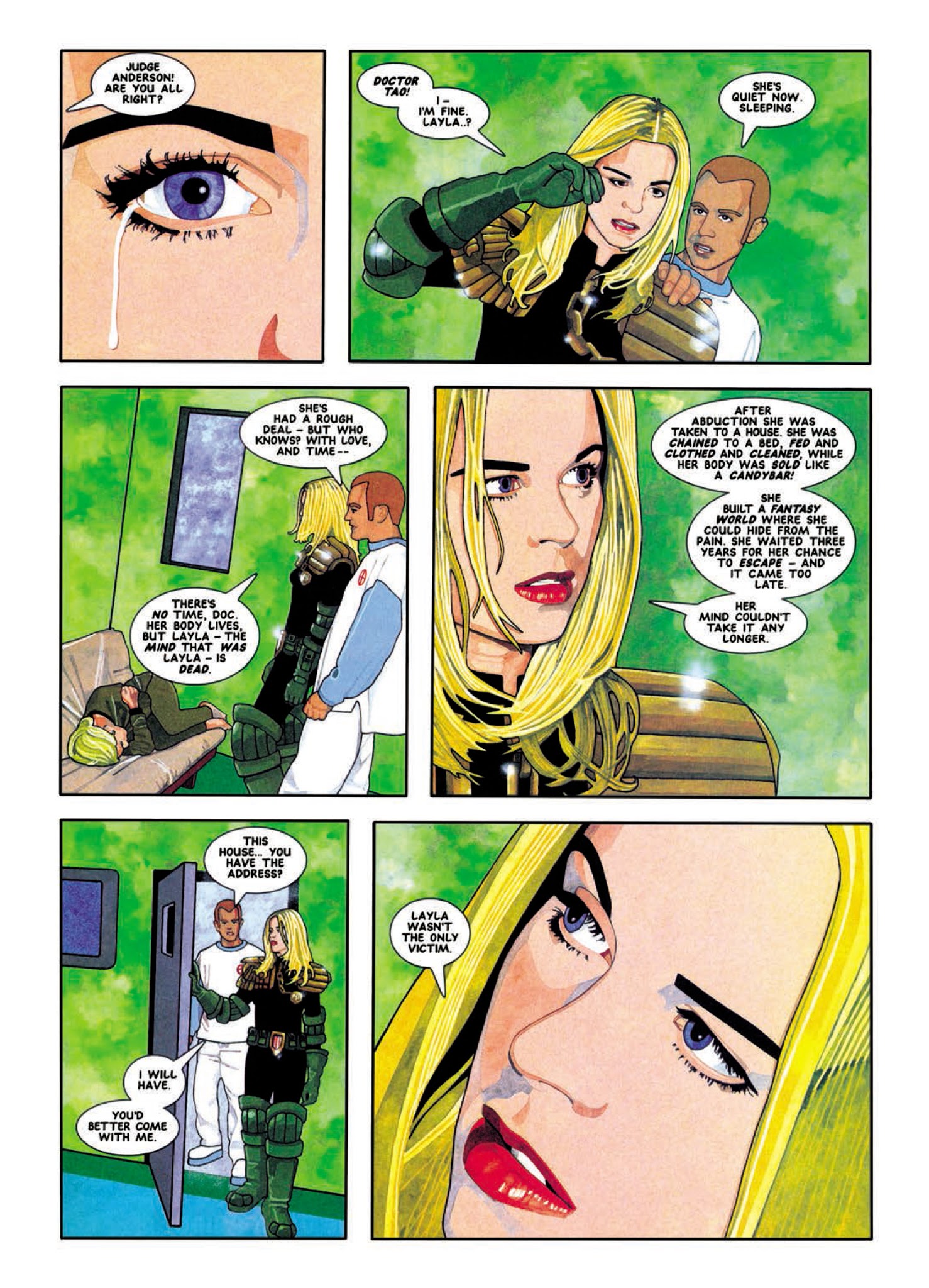 Read online Judge Anderson: The Psi Files comic -  Issue # TPB 3 - 142