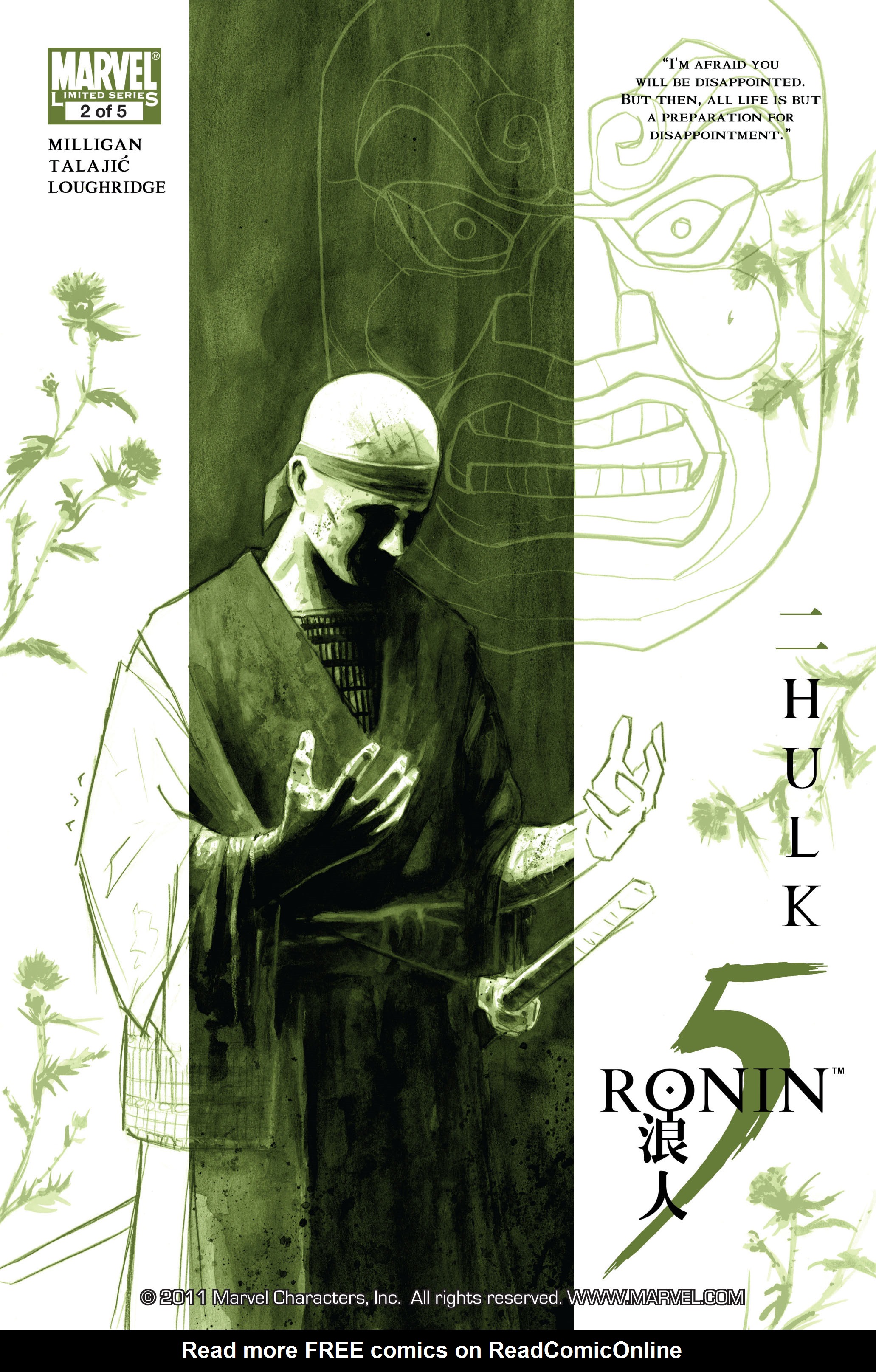 Read online 5 Ronin (2011) comic -  Issue #2 - 1