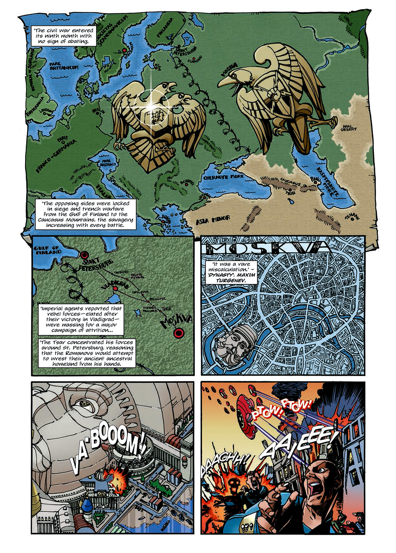 Read online Nikolai Dante comic -  Issue # TPB 4 - 126