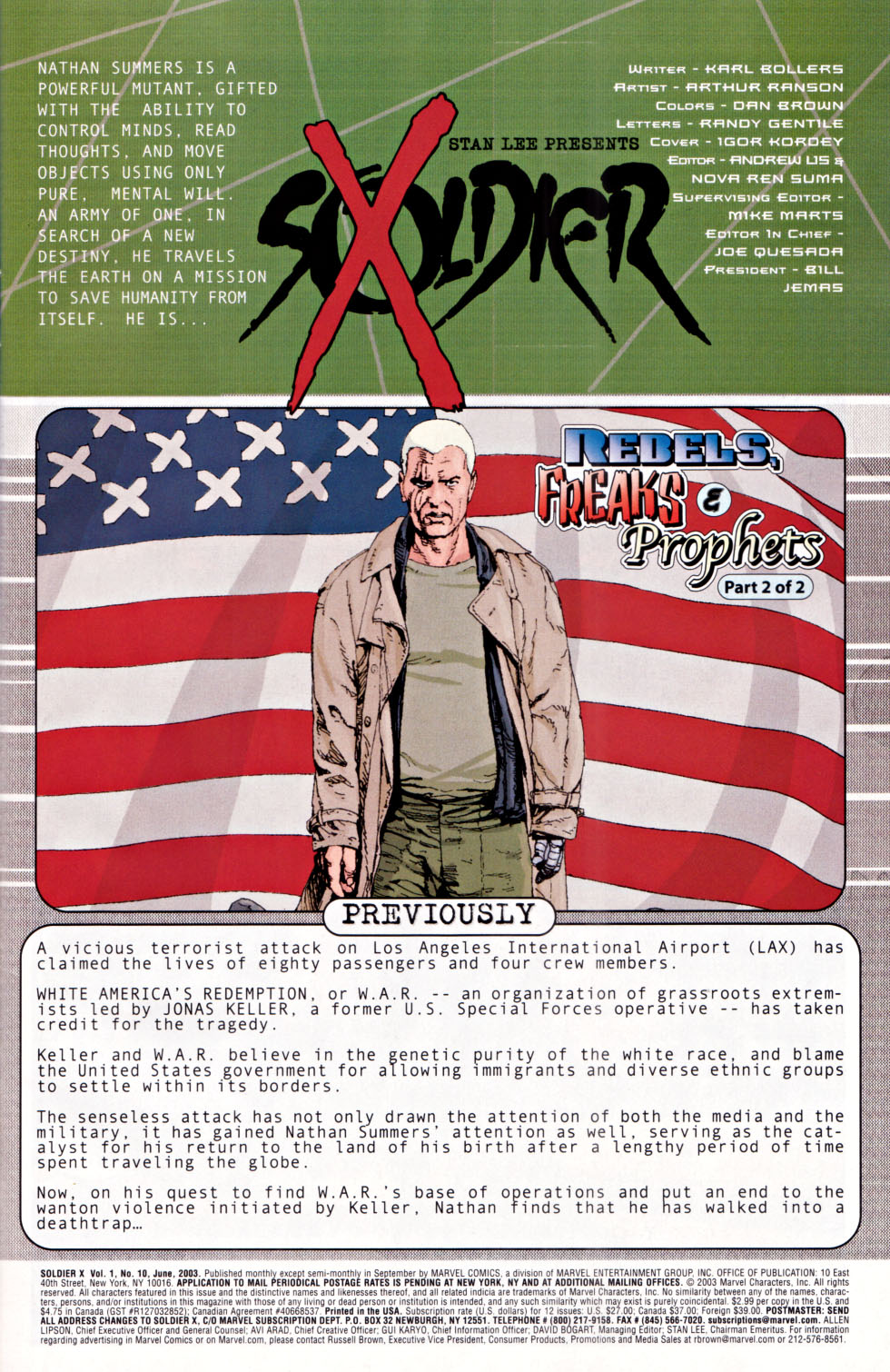 Read online Soldier X comic -  Issue #10 - 2